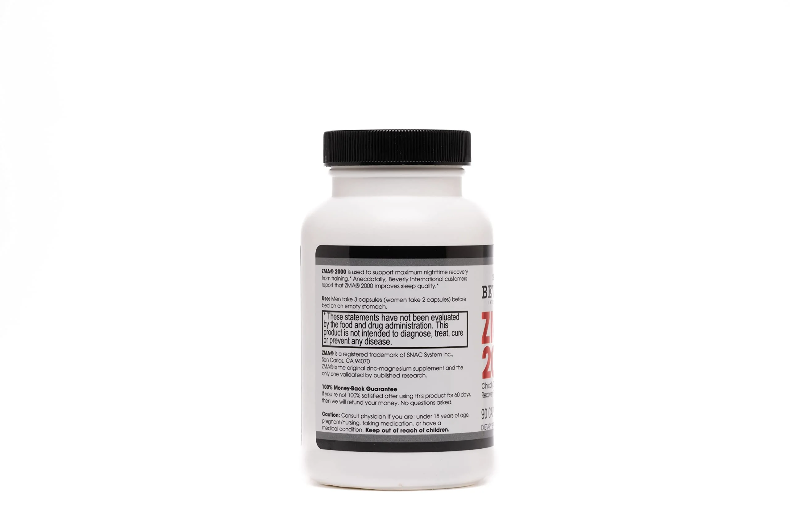 Beverly International ZMA 2000, 90 Capsules. BI’s Formulation is Designed to Improve Muscle Strength, Endurance, Immune System Support and Recovery Post Training. Zinc Magnesium Aspartate + Vitamin B6 - Image 7
