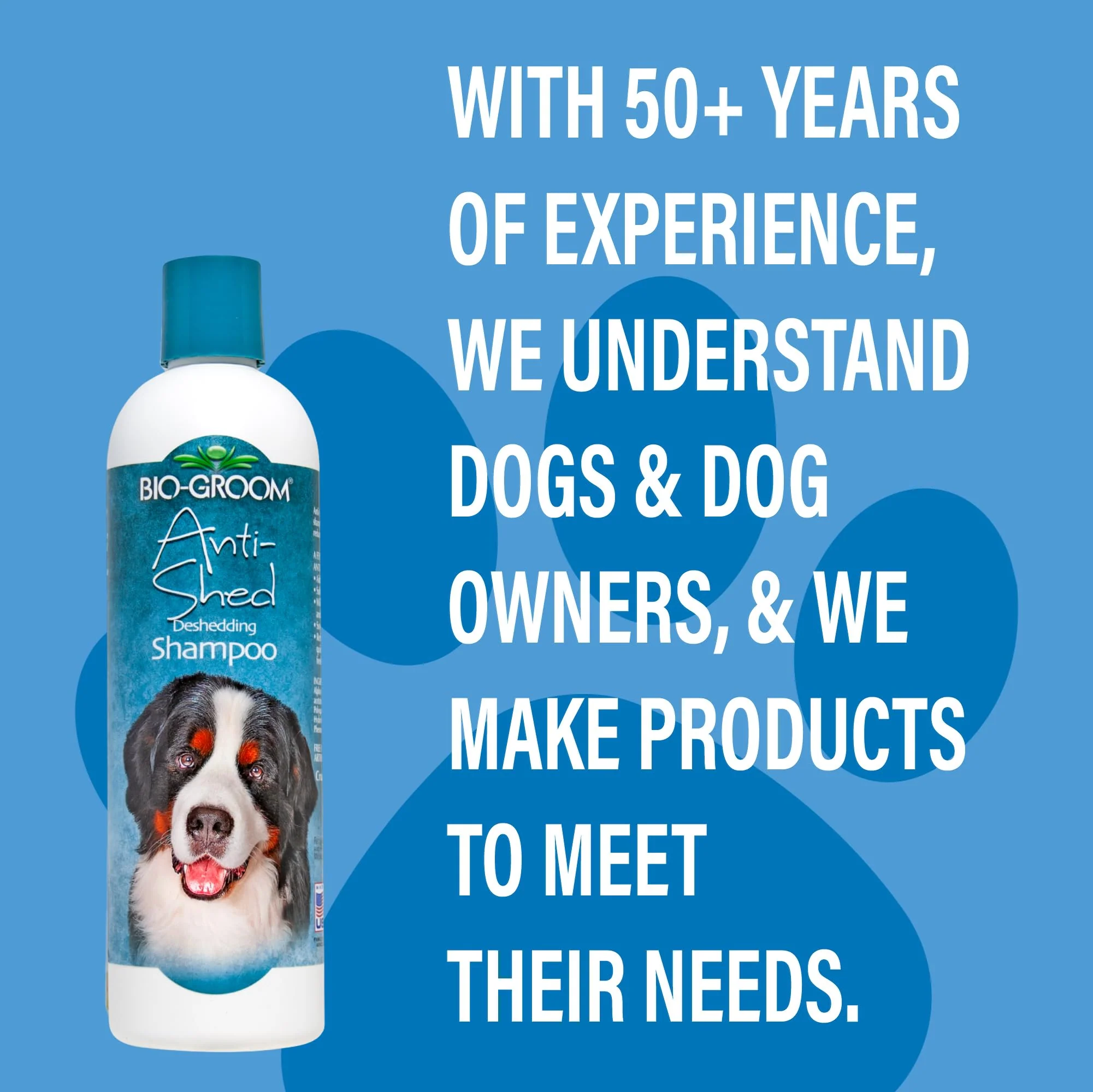 Bio-Groom Anti-Shed Deshedding Dog Shampoo - Odor Eliminating, Anti-Shedding, Dog Bathing Supplies, Puppy Wash, Cat & Dog Grooming Supplies, Cruelty-Free, Made in USA, Dog Products - 12 fl oz 1-Pack - Image 4