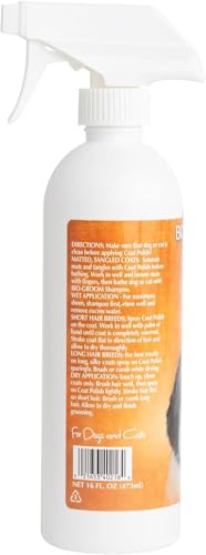 Bio-Groom Coat Polish Dog Spray – Scented Dog Bathing Supplies, Puppy Wash, Cat & Dog Grooming Supplies for Sensitive Skin, Cruelty-Free, Made in USA, Tearless Dog Products – 16 fl oz 1-Pack - Image 3