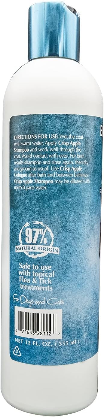 Bio-Groom Crisp Apple Dog Shampoo - Natural Scent Pet Shampoo, Aloe Vera, Chamomile, Cat & Dog Bathing Supplies, Puppy Wash, Cruelty-Free, Made in USA, Quick Rinse Cat Shampoo - 12 fl oz 1-Pack - Image 5