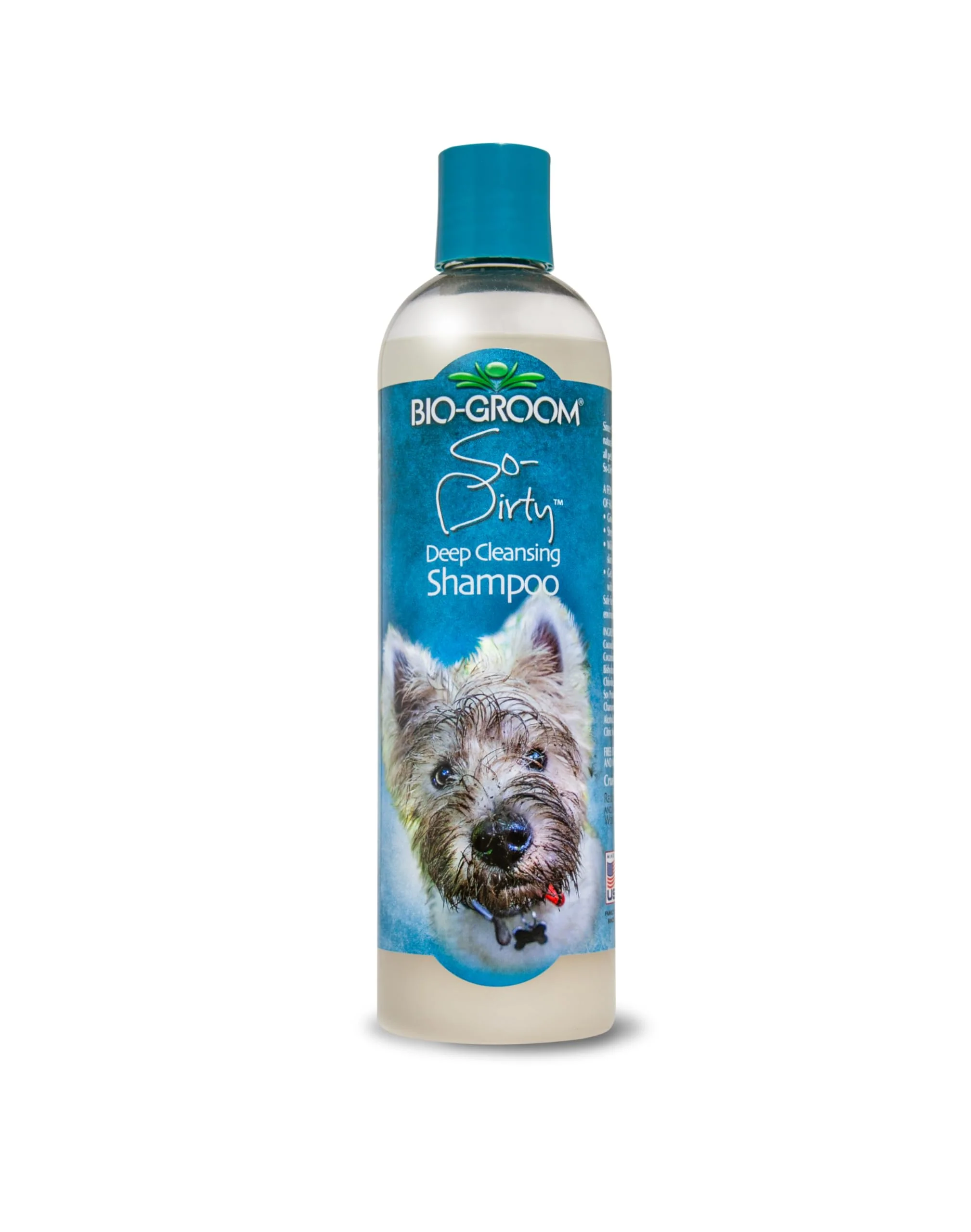 Bio-Groom So-Dirty Dog Shampoo - Quick Rinse Pet Shampoo, Dog Bathing Supplies, Puppy Wash, Grooming Supplies, Cruelty-Free, Made in USA - 12 fl oz 1-Pack