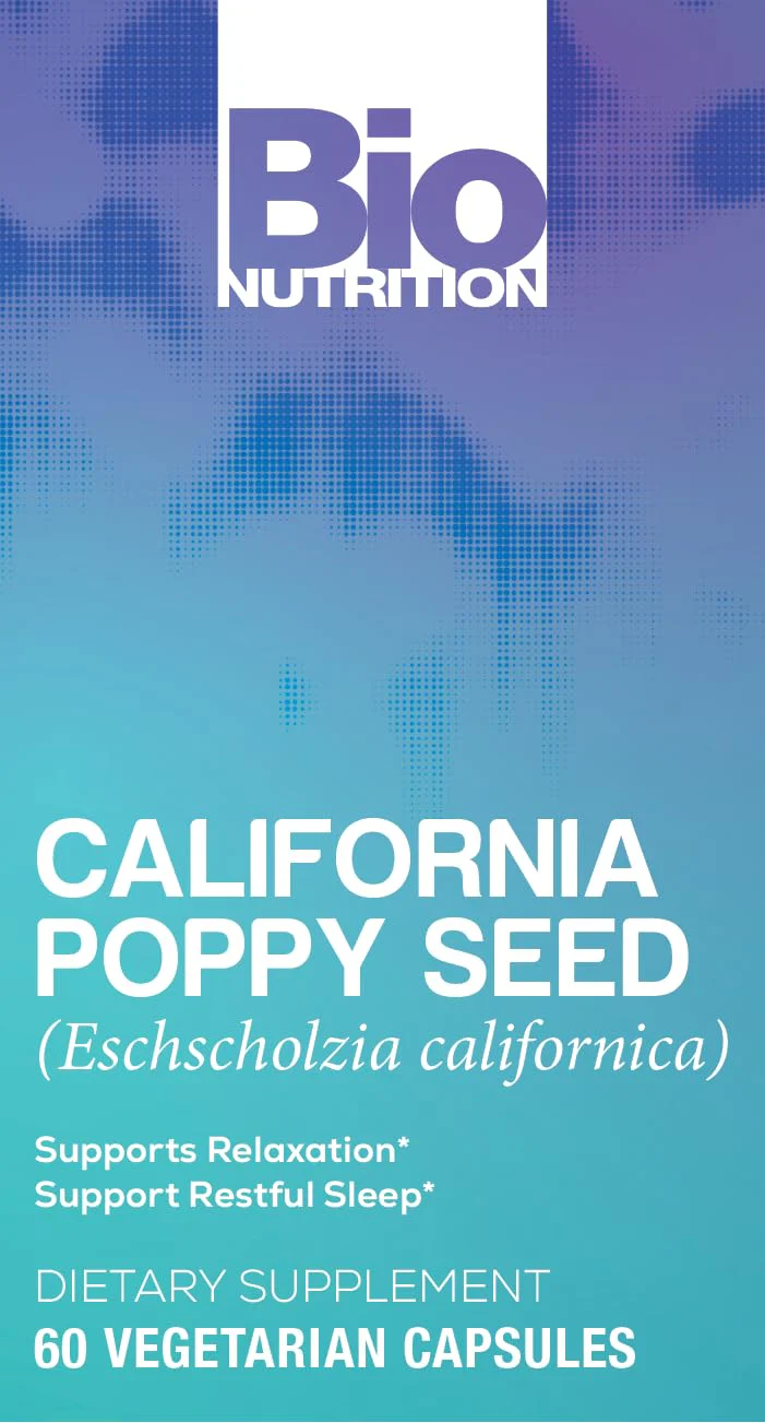 Bio Nutrition California Poppy Vegi-Caps, 60 Count - Image 4