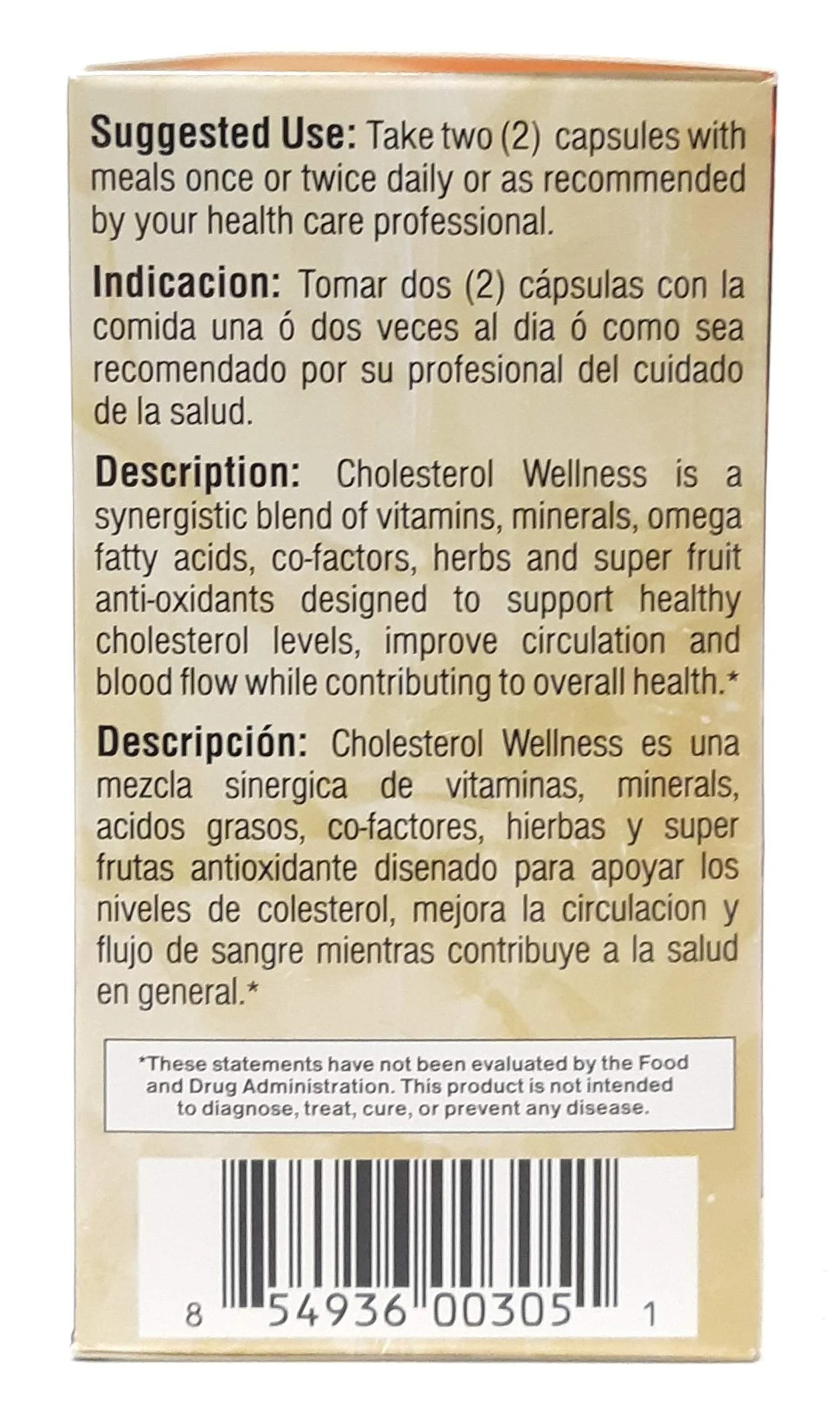 Bio Nutrition Cholesterol Wellness 60 VGC 2 Pack - Image 3