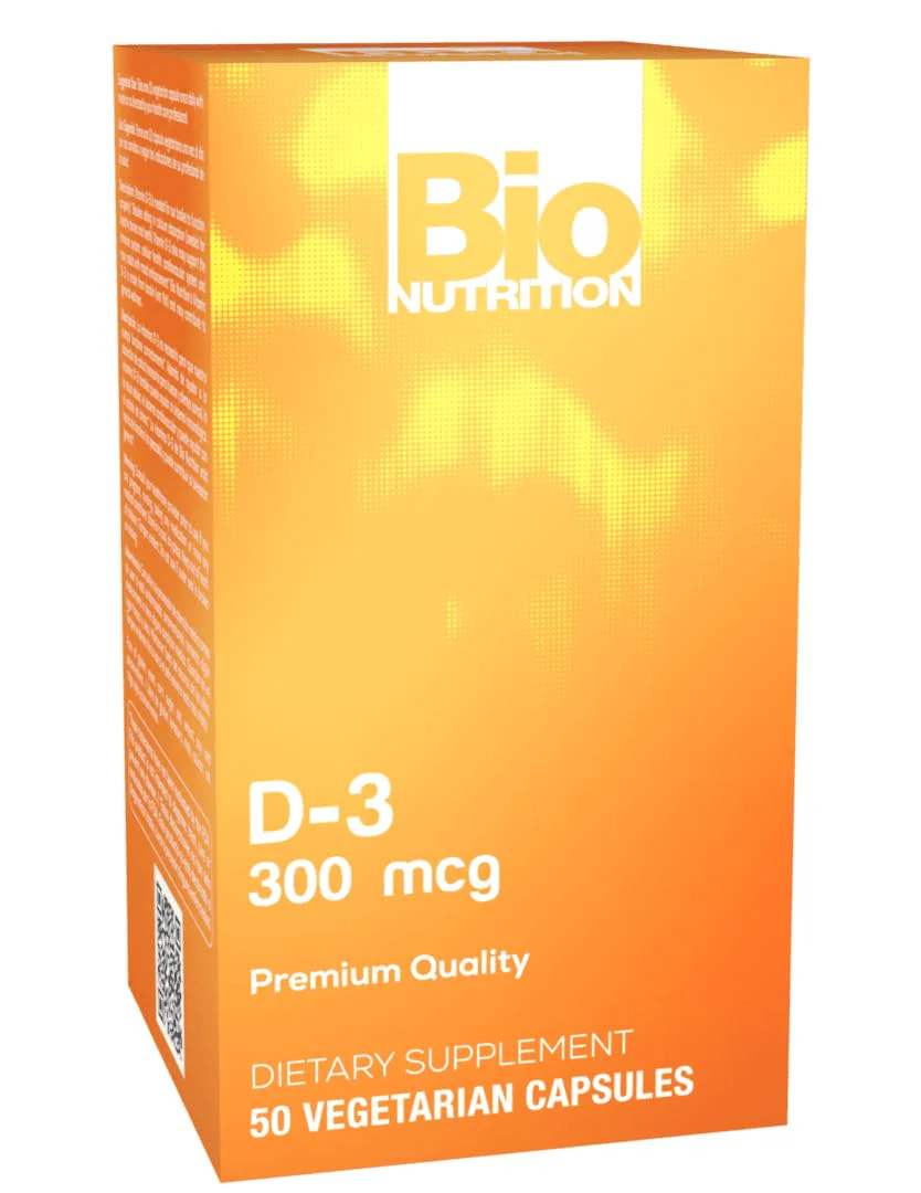 Bio Nutrition D3 12000 Iu Vegi-Caps, 50 Count