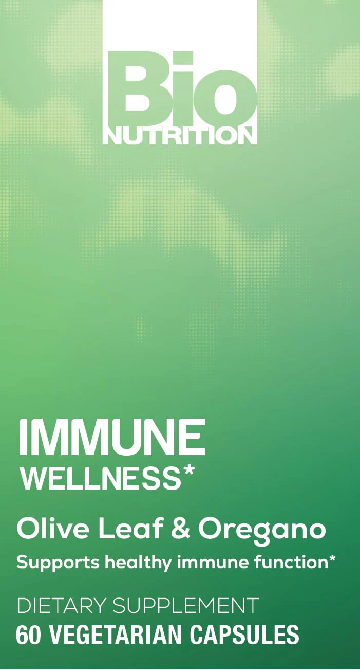 Bio Nutrition Immune Wellness, Olive Leaf & Oregano, 60 Vegetarian Capsules - Image 5