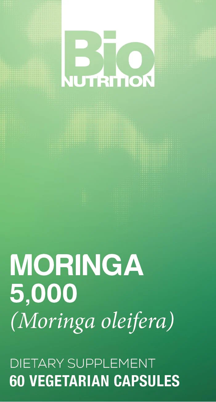 Bio Nutrition Moringa 5000mg 60 Vegetarian Capsules | Complete Green Superfood | Nature's Multivitamin | Energy and Gut Health - Image 4