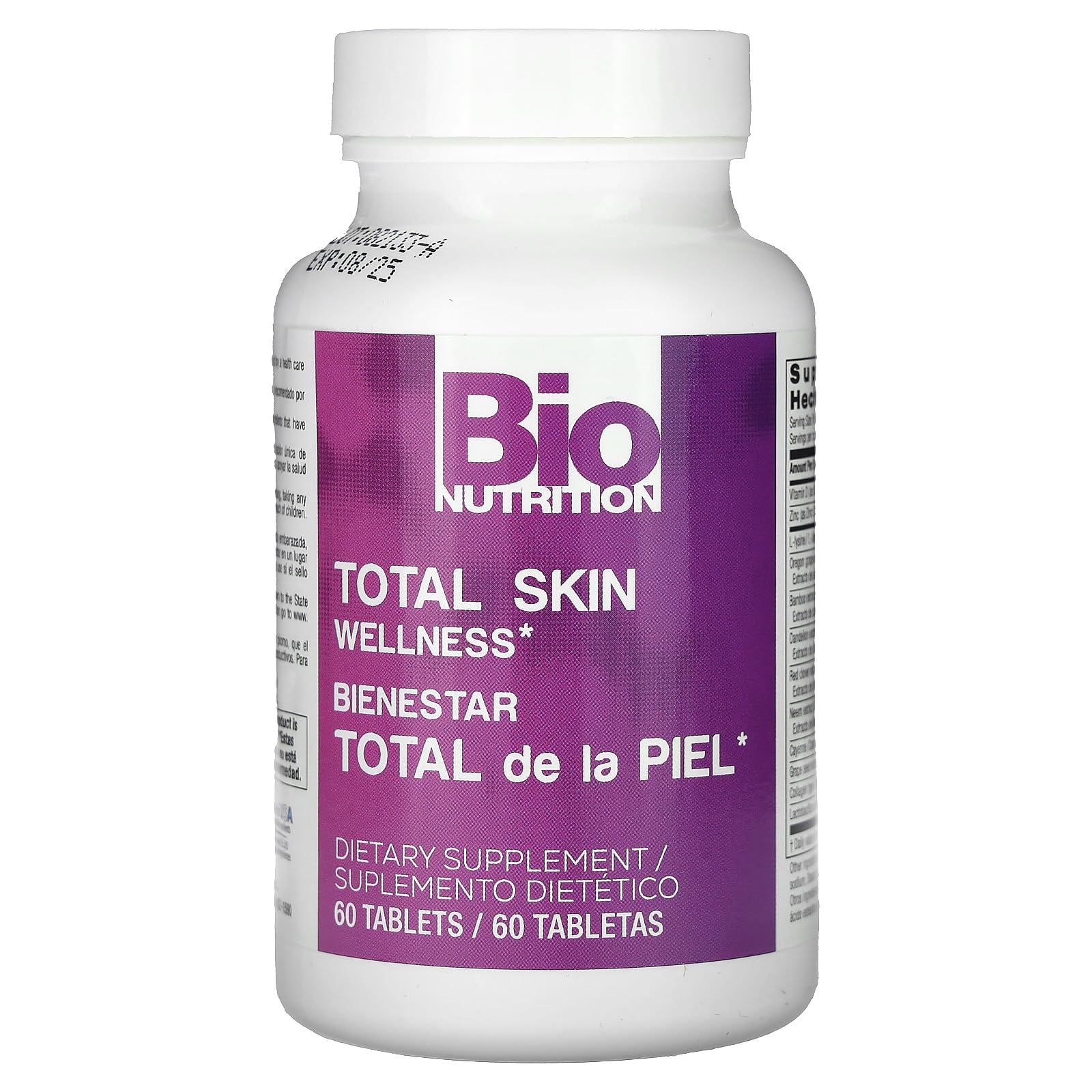 Bio Nutrition Total Skin Wellness, 60 Tablets - Image 3
