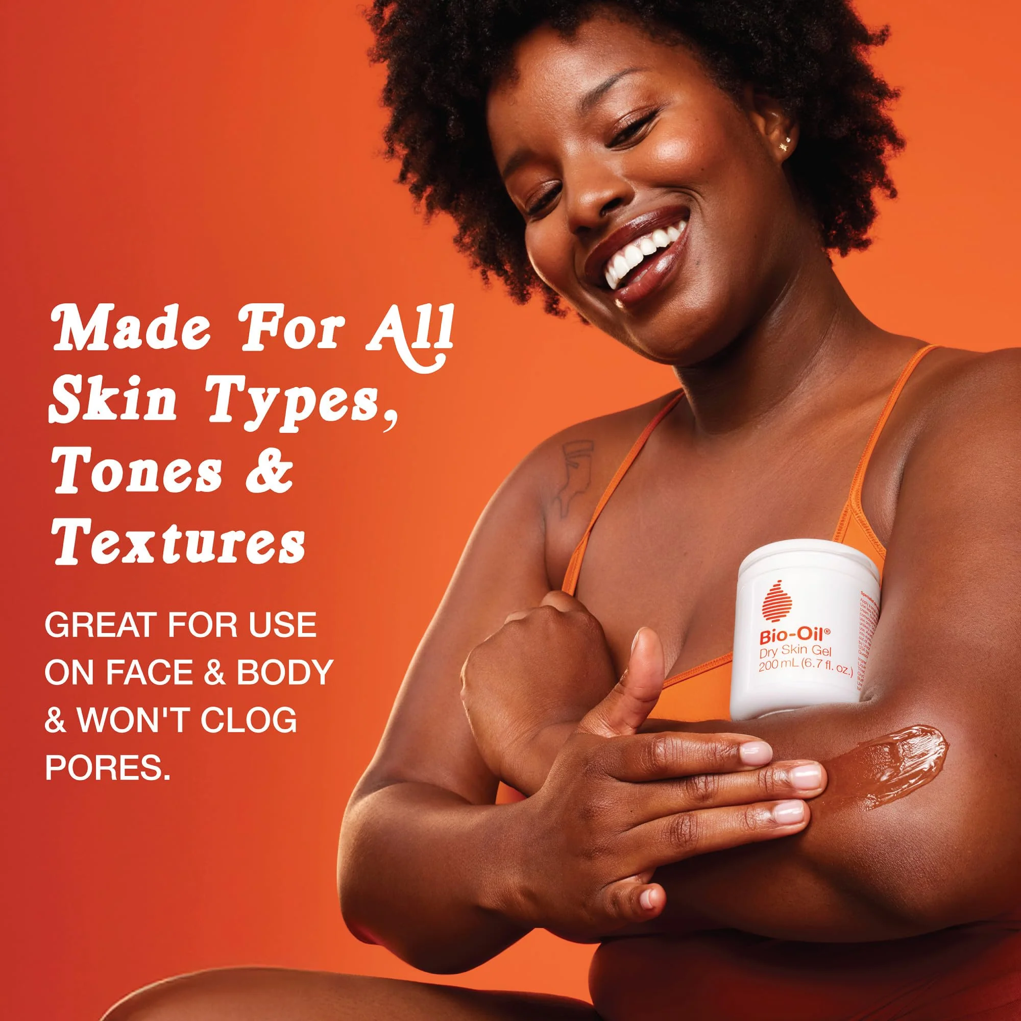 Bio-Oil Dry Skin Gel, Face and Body Moisturizer, Fast Absorbing Hydration, with Soothing Emollients and Vitamin B3, Non-Comedogenic, 6.7 Oz - Image 8