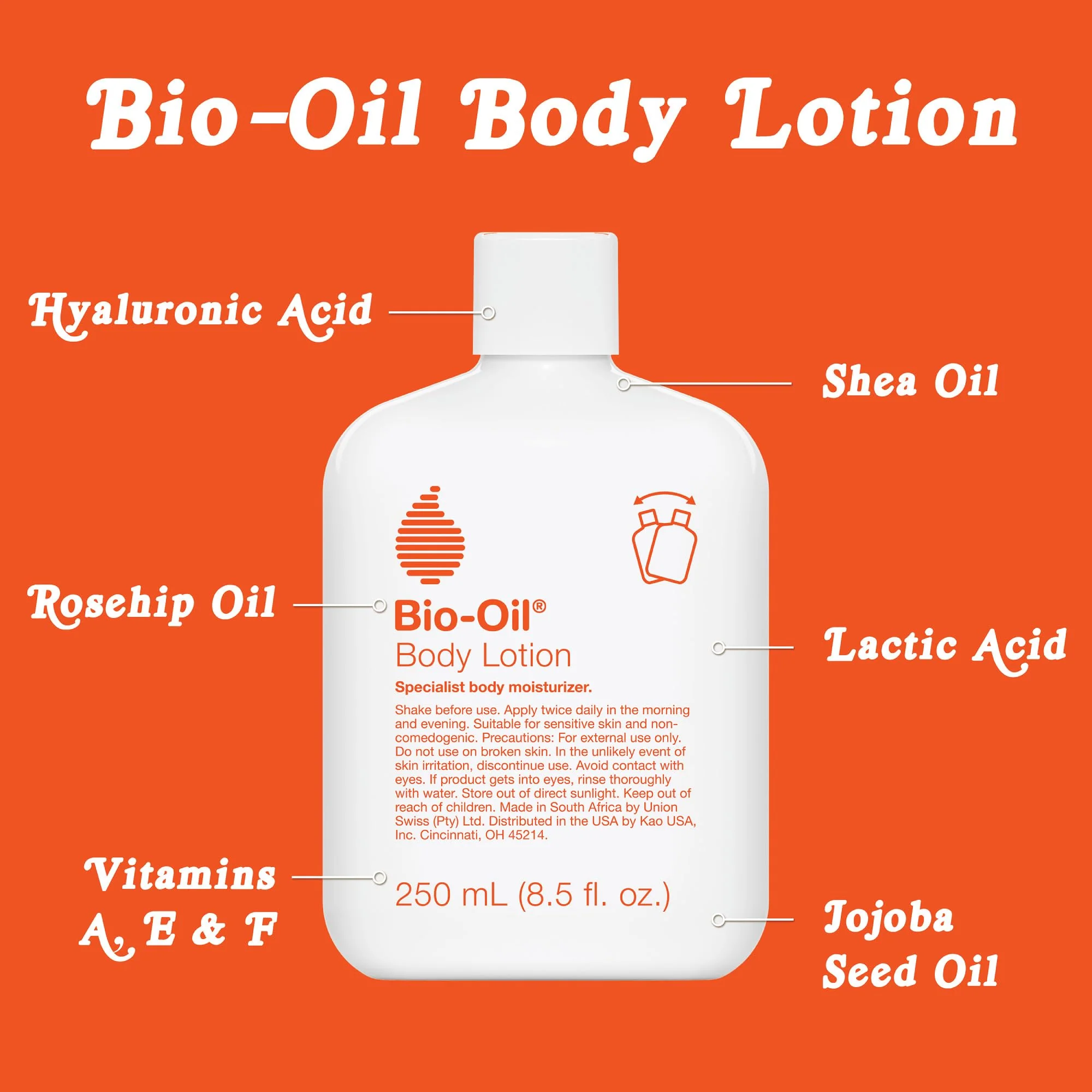 Bio-Oil Moisturizing Body Lotion for Dry Skin, Ultra-Lightweight High-Oil Hydration, with Jojoba Oil, Rosehip Oil, Shea Oil, and Hyaluronic Acid, 8.5 Oz - Image 6