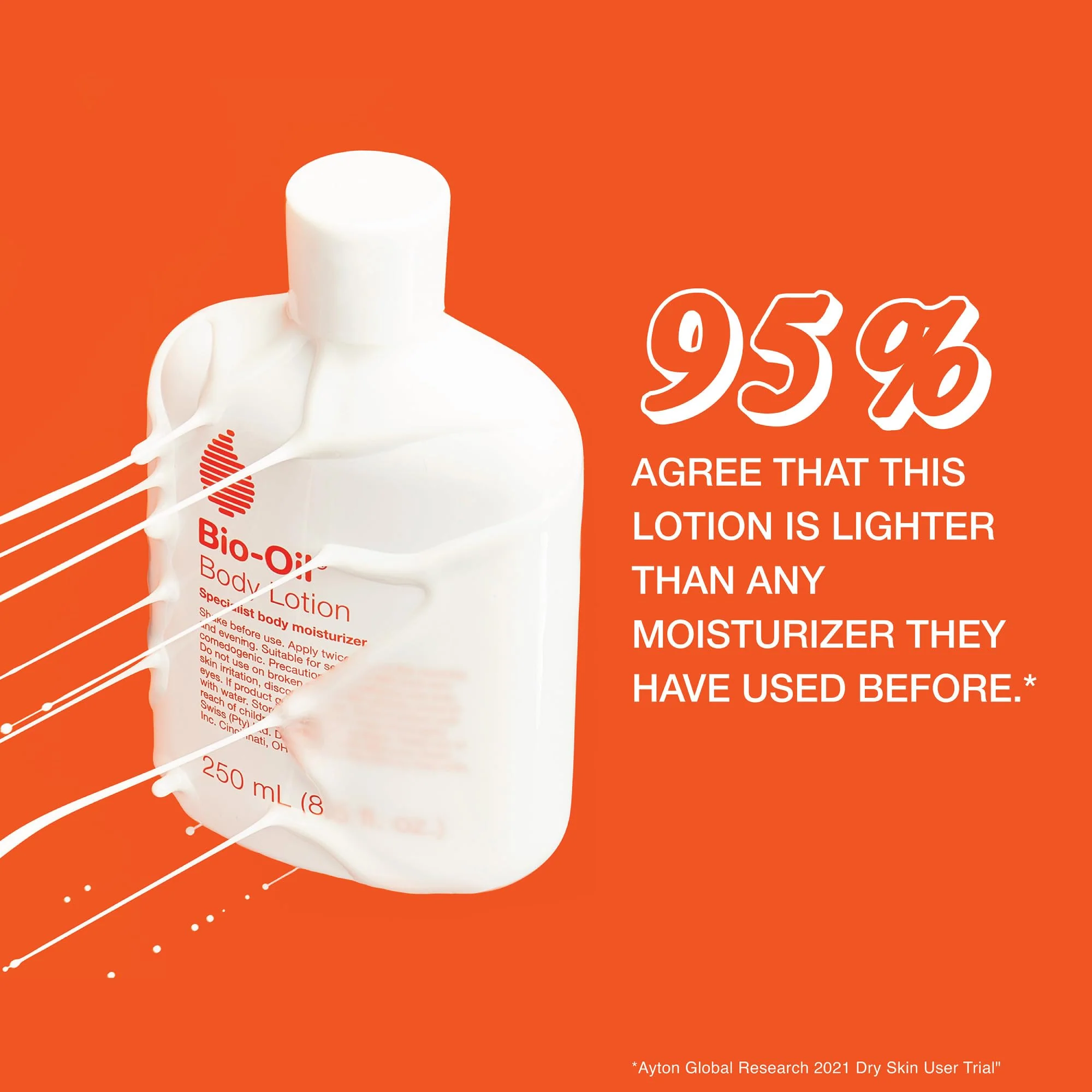Bio-Oil Moisturizing Body Lotion for Dry Skin, Ultra-Lightweight High-Oil Hydration, with Jojoba Oil, Rosehip Oil, Shea Oil, and Hyaluronic Acid, 8.5 Oz - Image 8