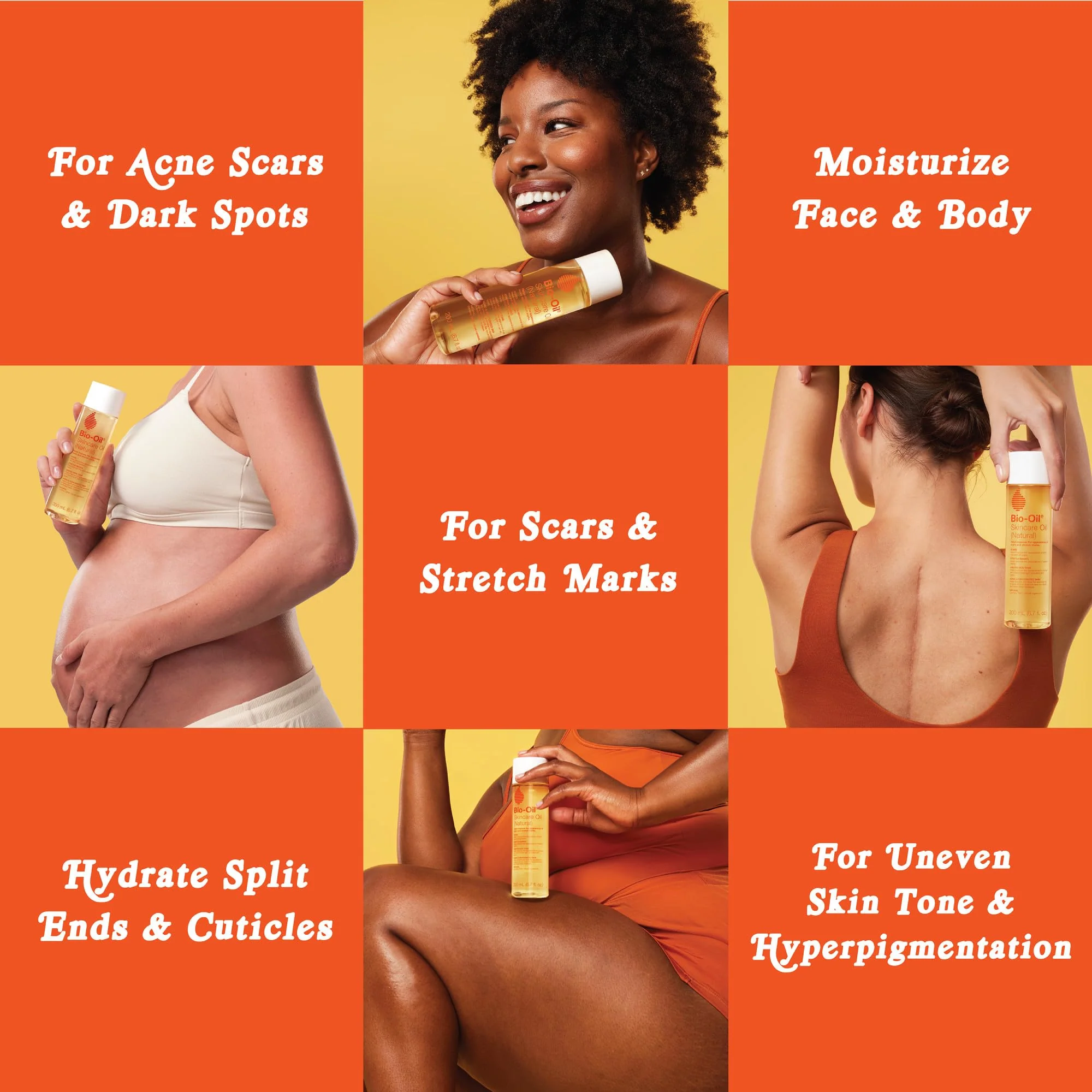 Bio-Oil Natural Skincare Oil Serum, Face and Body Moisturizer with Chamomile, Rosehip, and Lavender Oil, for Scars, Stretch Marks, Sensitive Skin, All Skin Types, 0.85 Oz, Pack of 3 - Image 5