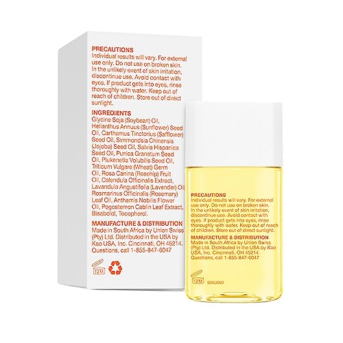 Bio-Oil Natural Skincare Oil Serum, Face and Body Moisturizer with Chamomile, Rosehip, and Lavender Oil, for Scars, Stretch Marks, Sensitive Skin, All Skin Types, 0.85 Oz, Pack of 3 - Image 9