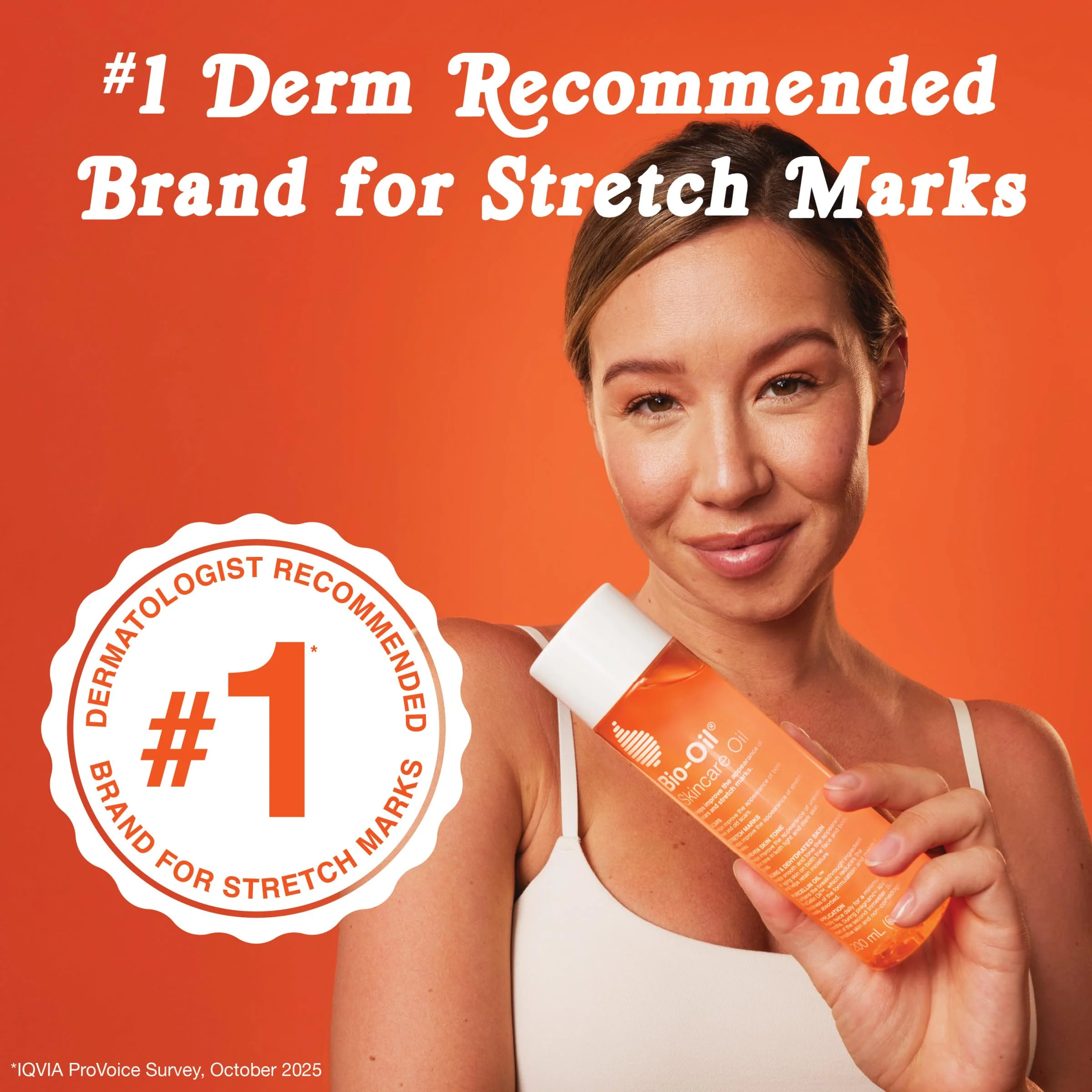 Bio-Oil Skincare Body Oil Serum, Face and Body Moisturizer with Vitamin E & A, for Scars, Stretch Marks, Sensitive Skin, All Skin Types, Dermatologist Recommended, Non-Comedogenic, 6.7 Oz - Image 9