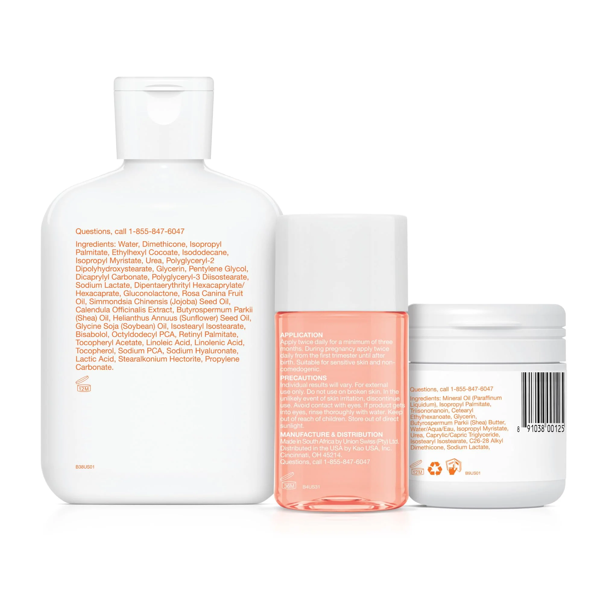 Bio-Oil Skincare Set for Scars, Stretch Marks, and Dry Skin, 3 Pc Travel Size Kit Includes Skin Care Oil (2 oz), Dry Skin Gel (1.7 oz), and Body Lotion (5.7 oz), Pregnancy and Maternity Stretch Marks - Image 2