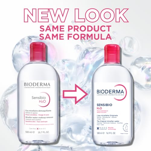 Bioderma Sensibio H2O Micellar Water, Makeup Remover Cleanser, Gentle for Skin, Fragrance-Free & Alcohol-Free, Gentle Face Cleanser for Sensitive Skin, 16.9 Fl Oz - Image 9