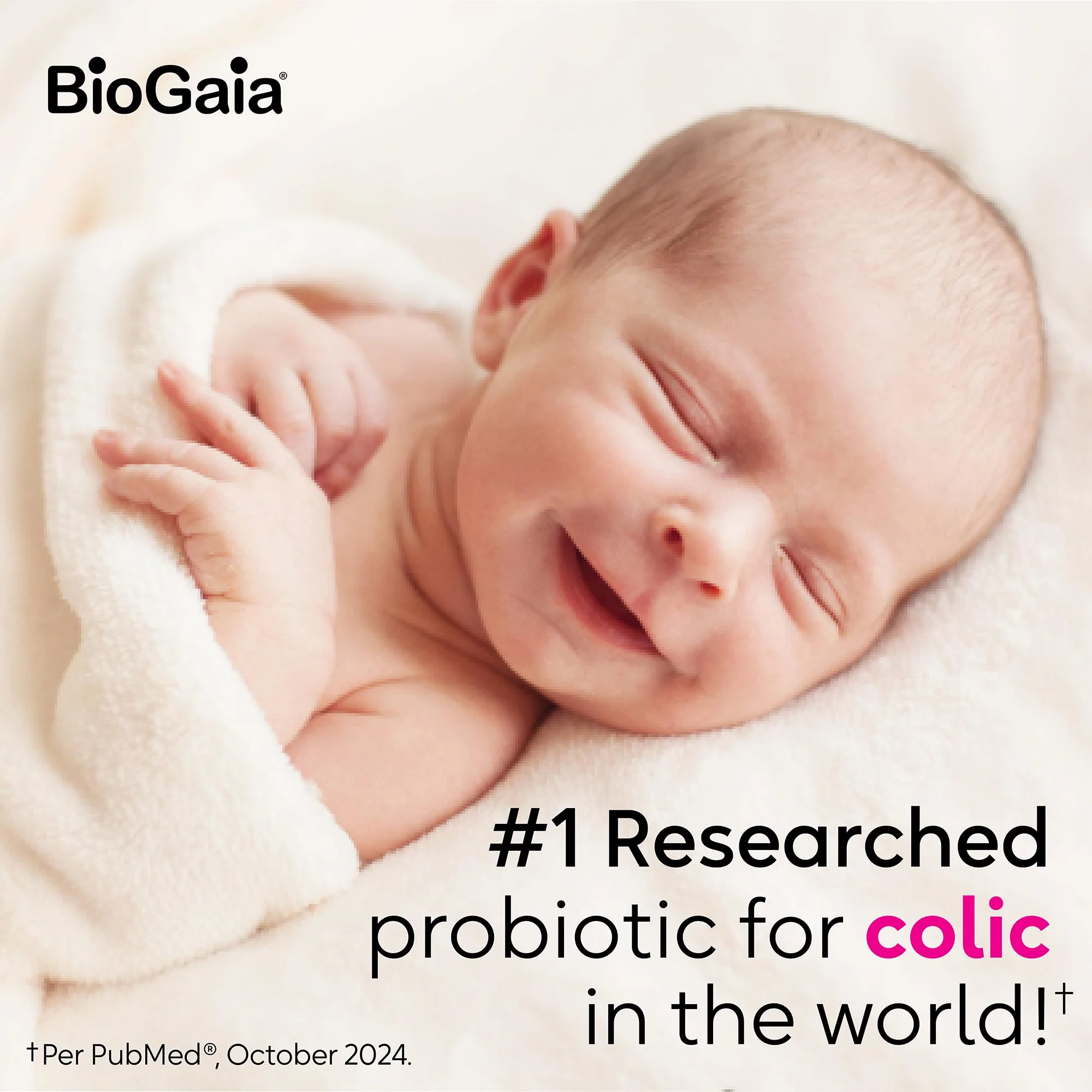 BioGaia Baby Probiotic Drops - Colic & Gas Relief + Vitamin D, 50-Day Supply, Safe for Newborns, Reduces Crying, Fussing, Colic, Gas, Spit-ups & Constipation, No allergens, Dairy or Soy (Pack of 2) - Image 6