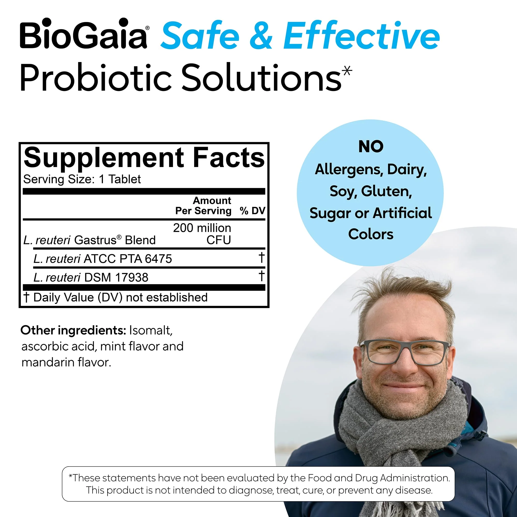 BioGaia Gastrus Gut Health Probiotic | Eases Abdominal Discomfort, Gas & Bloating | Promotes Regularity & a Healthy Gut | Contributes to a Balanced Microbiome | Backed by 30 Years of Research | 2-Pack - Image 2