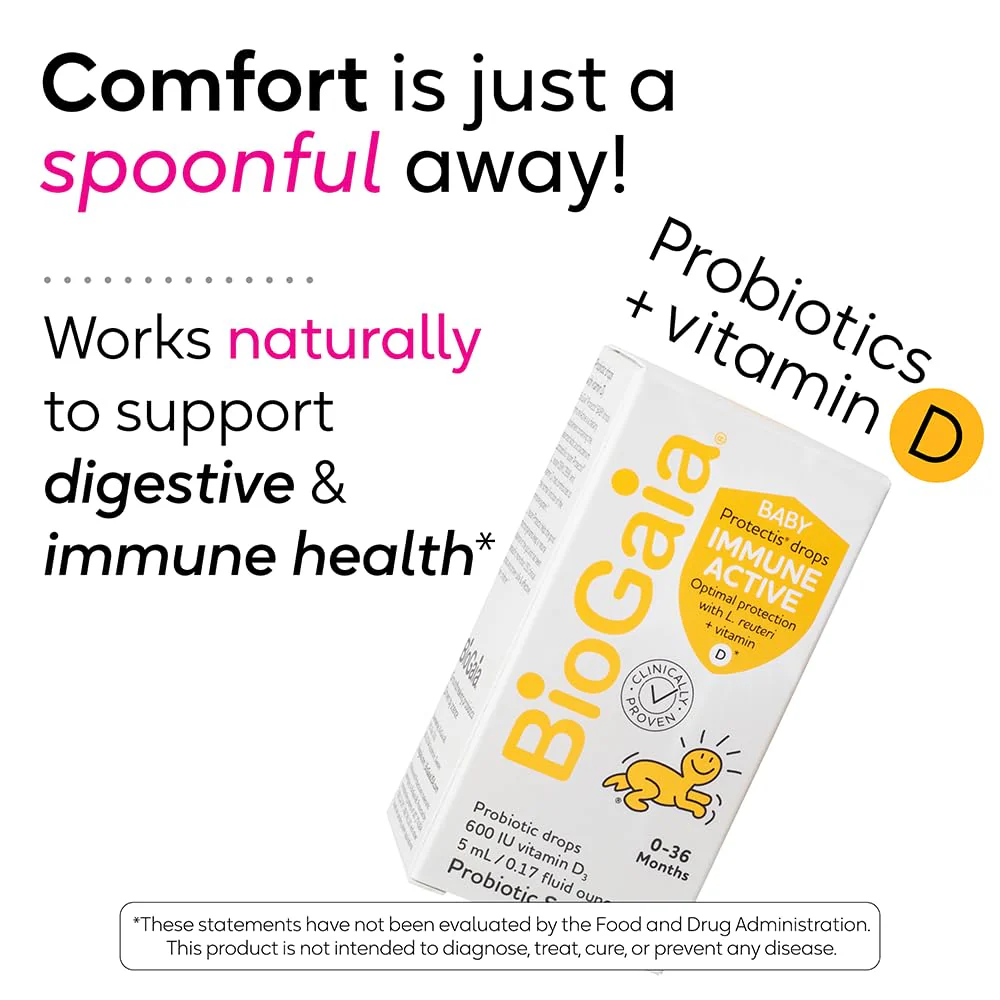 BioGaia Immune Active Baby Probiotic Drops + Vitamin D | for Babies & Toddlers 0-36 Months | Supports Digestive & Immune Health | Allergen, Dairy, Soy & Gluten Free | Backed by 30 Years of Research - Image 6