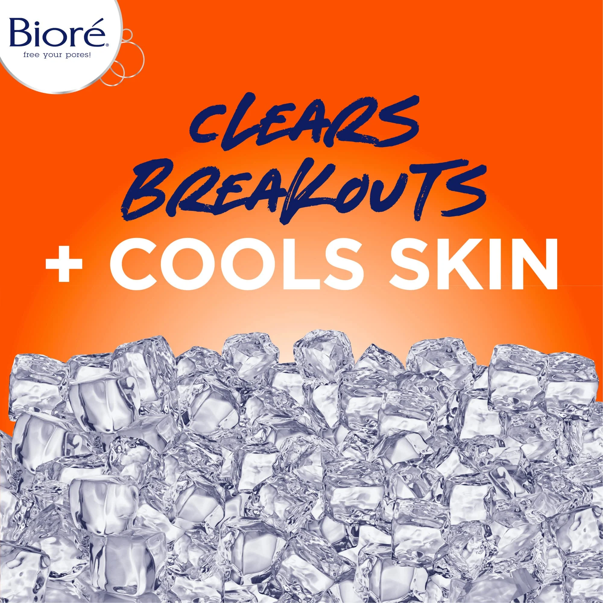 Biore Blemish Fighting Ice Cleanser Face Wash with Salicylic Acid, Clears and Helps Prevent Acne Breakouts, Cools & Refreshes Skin, Oil Free, 6.77 Oz (Pack of 3) - Image 4