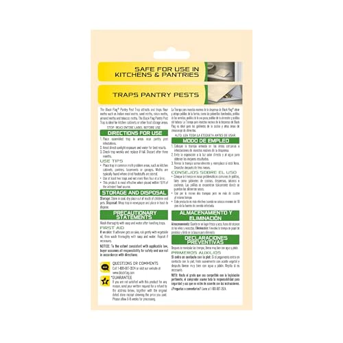 Black Flag Pantry Pest Trap 2 Count, Insect Traps, Safe For Use In Kitchens And Pantries - Image 2