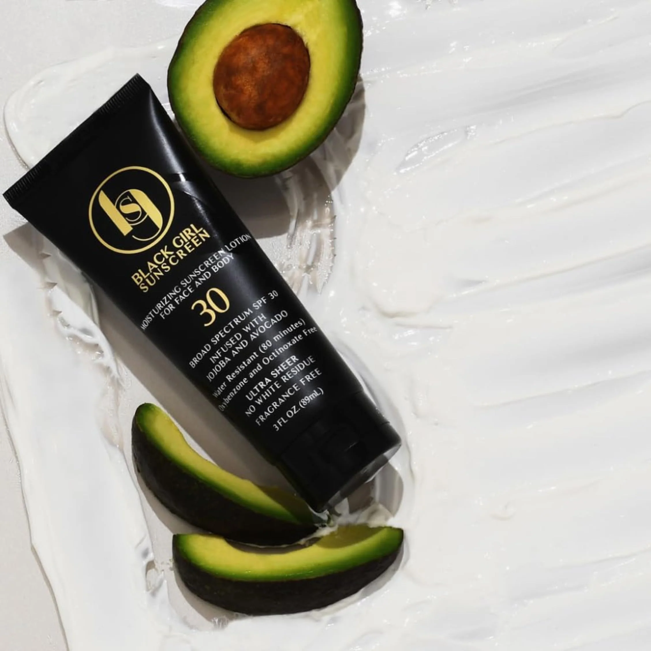 Black Girl Sunscreen SPF 30 for the Face & Body - Moisturizing Sun Protection, SPF 30, Sun Lotion for Women, Ultra Sheer, Travel Size, No White Cast for Melanin Rich Skin - 2 fl oz - Image 2