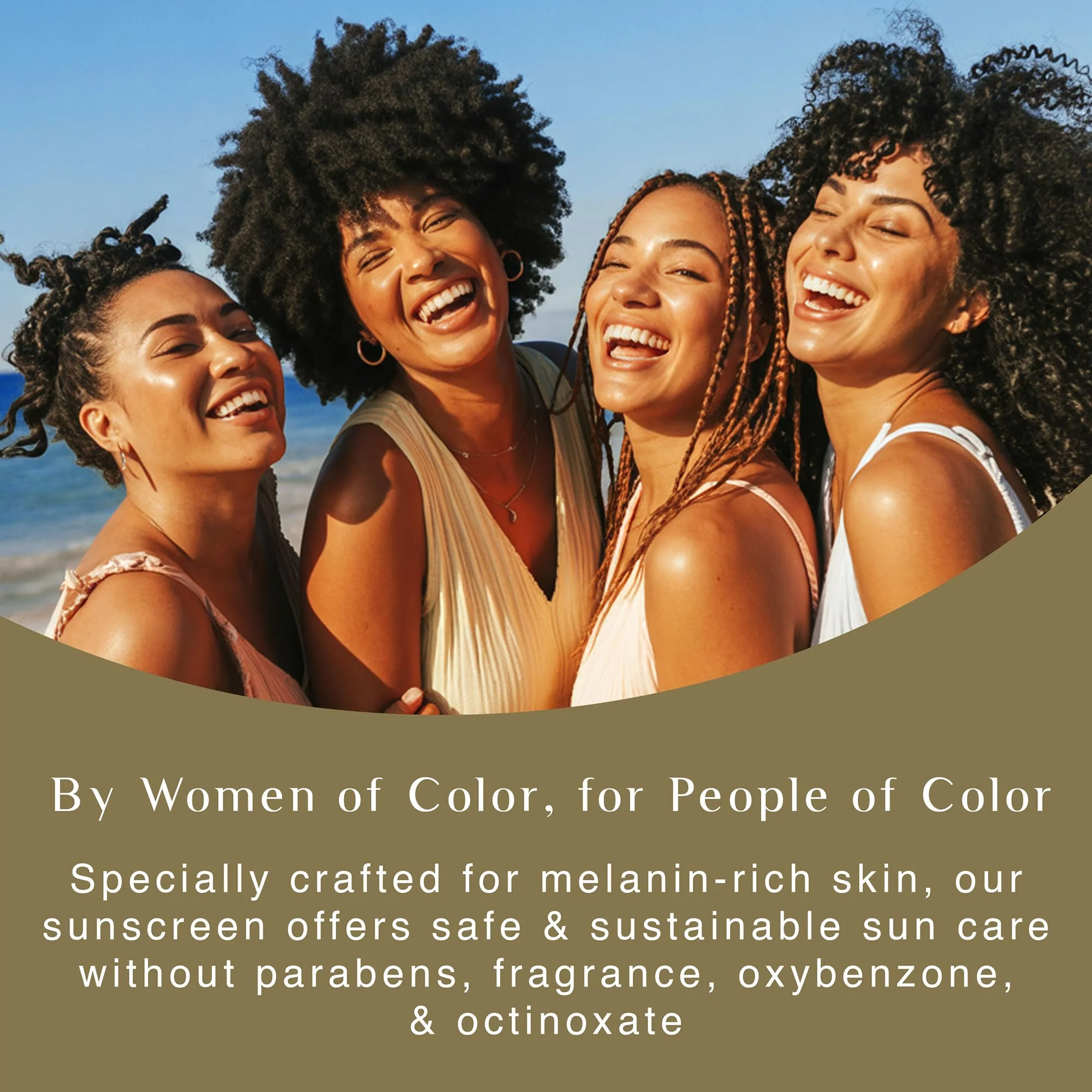Black Girl Sunscreen SPF 30 for the Face & Body - Moisturizing Sun Protection, SPF 30, Sun Lotion for Women, Ultra Sheer, Travel Size, No White Cast for Melanin Rich Skin - 2 fl oz - Image 3