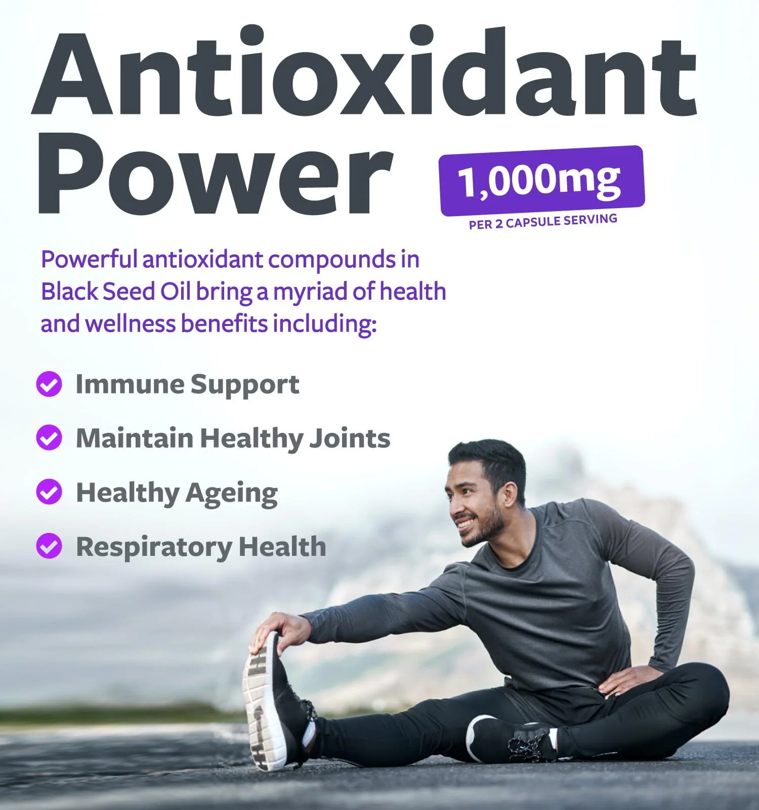 Black Seed Oil - 120 Softgel Capsules Skin Health (Non-GMO & Vegan) Cold-Pressed Nigella Sativa Producing Pure Black Cumin Seed Oil with Vitamin E - 500mg Each, 1000mg Per 2 Capsule Serving - Image 8