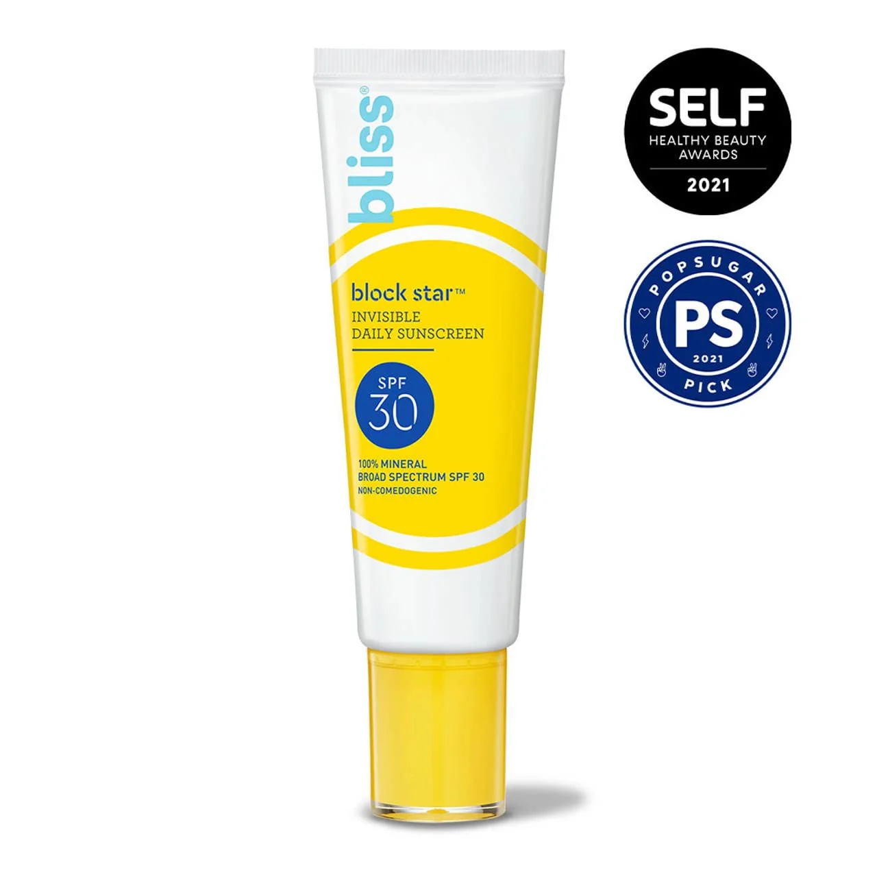 Bliss Block Star Block This Way Duo Tinted Face Sunscreen SPF 30-100% Mineral Broad Spectrum Sunscreen With Zinc Oxide & Titanium Dioxide - Non Greasy Invisible finish - Image 4