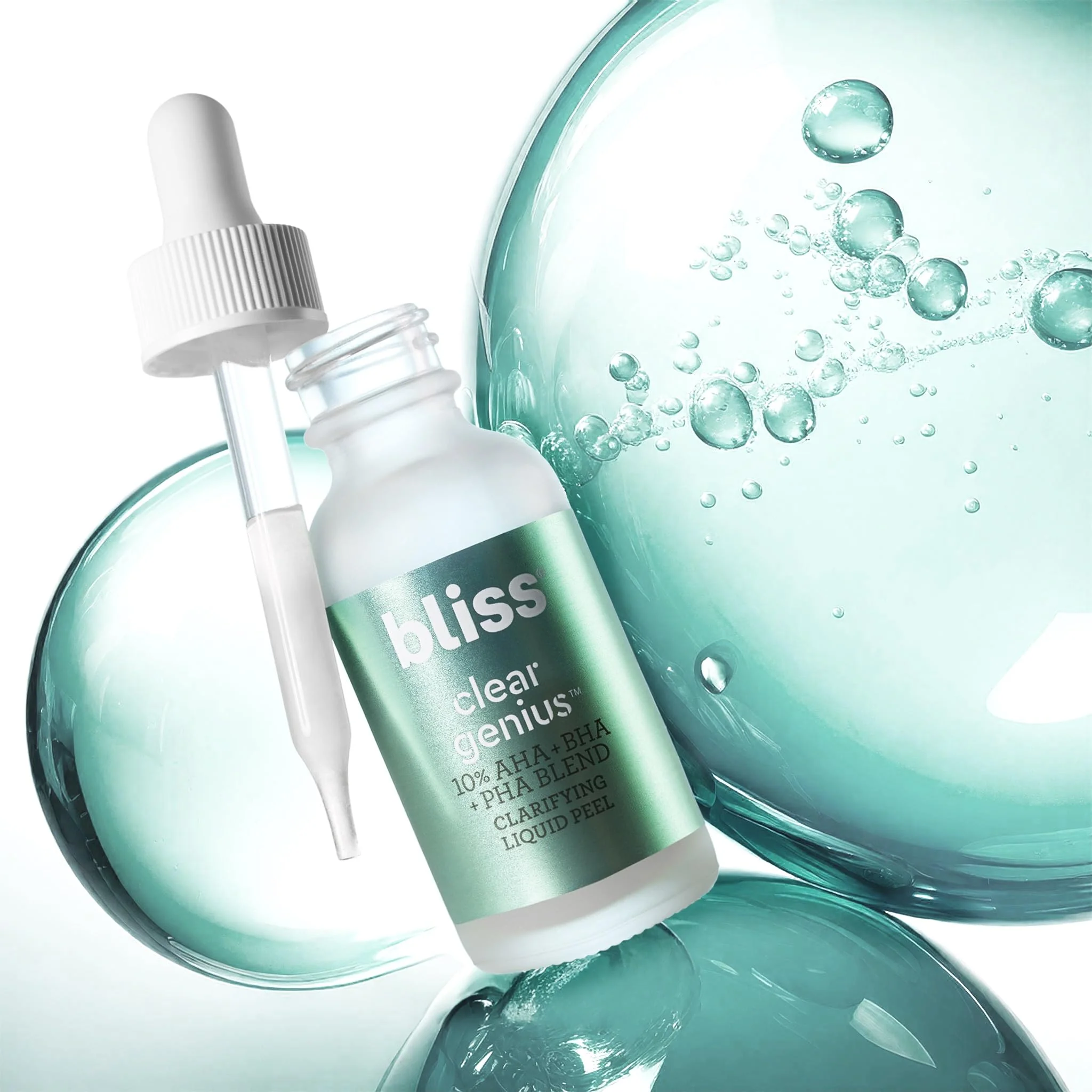 Bliss Clear Genius Clarifying Overnight Liquid Peel - 1 Fl Oz - Clear Pores & Exfoliate Skin - Non-Irritating - Clean - Vegan & Cruelty-Free - Image 3