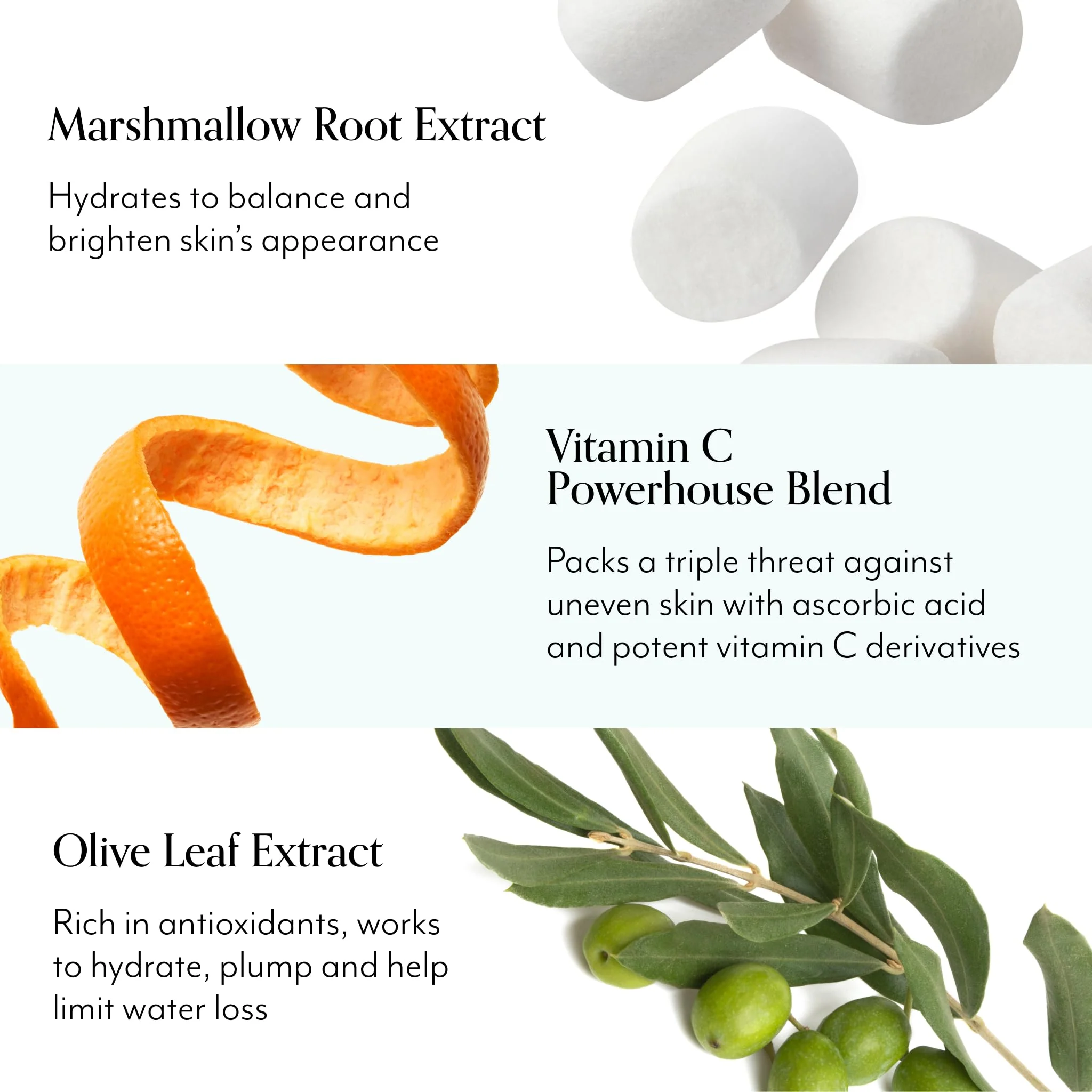 Bliss Mighty Marshmallow + Vitamin C Whipped Mask - Brighten & Hydrate Skin with Marshmallow Root, Vitamin C Powerhouse Blend, Zinc PCA and Olive Leaf Extract - 1.7 Oz - Image 7