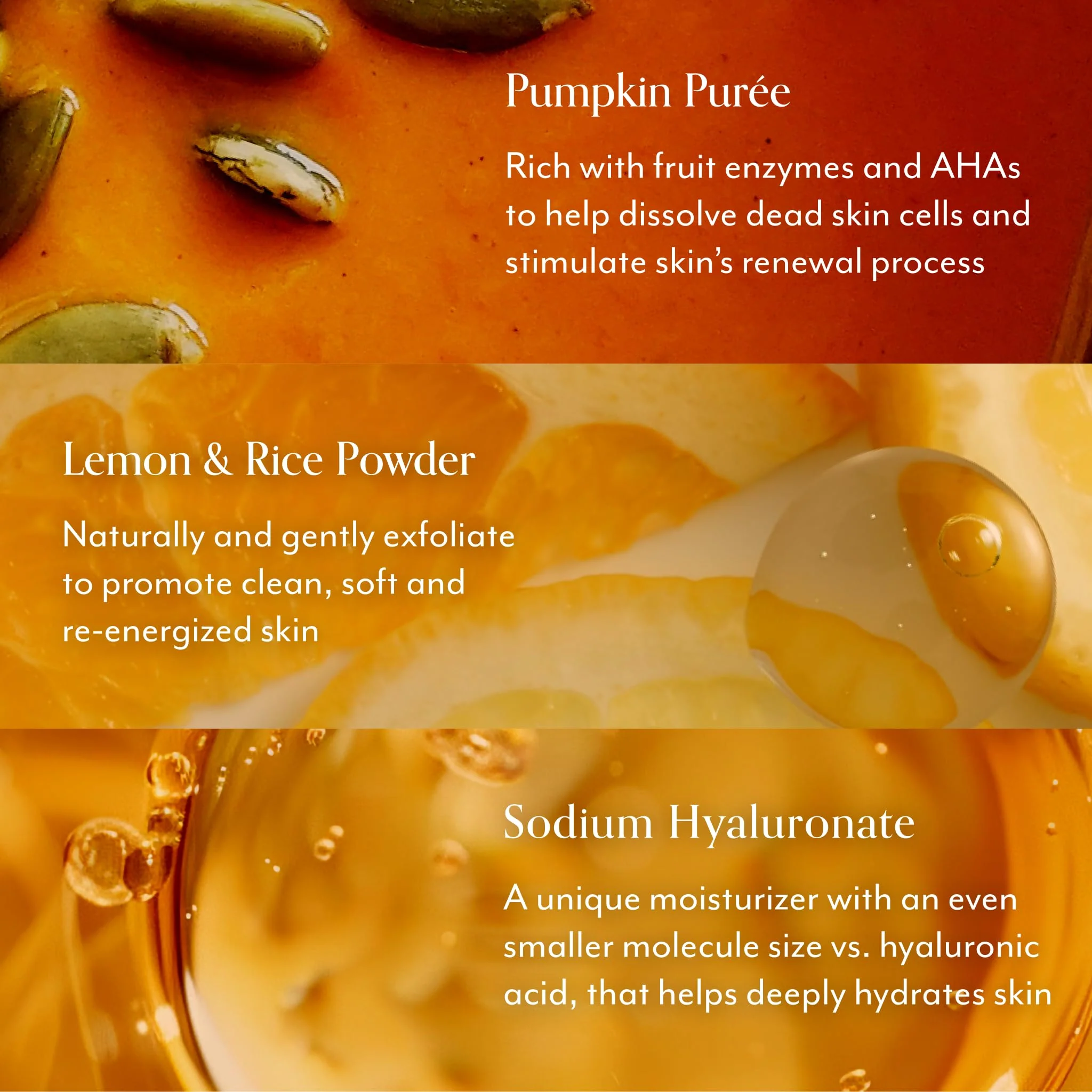 Bliss Pumpkin Powerhouse & Resurfacing Enzyme Mask - 10% AHA Pumpkin Blend with Prebiotics and Hyaluronic Acid for Smooth, Glowing Skin - Vegan, Clean, Cruelty-Free (1.7 Oz) - Image 8