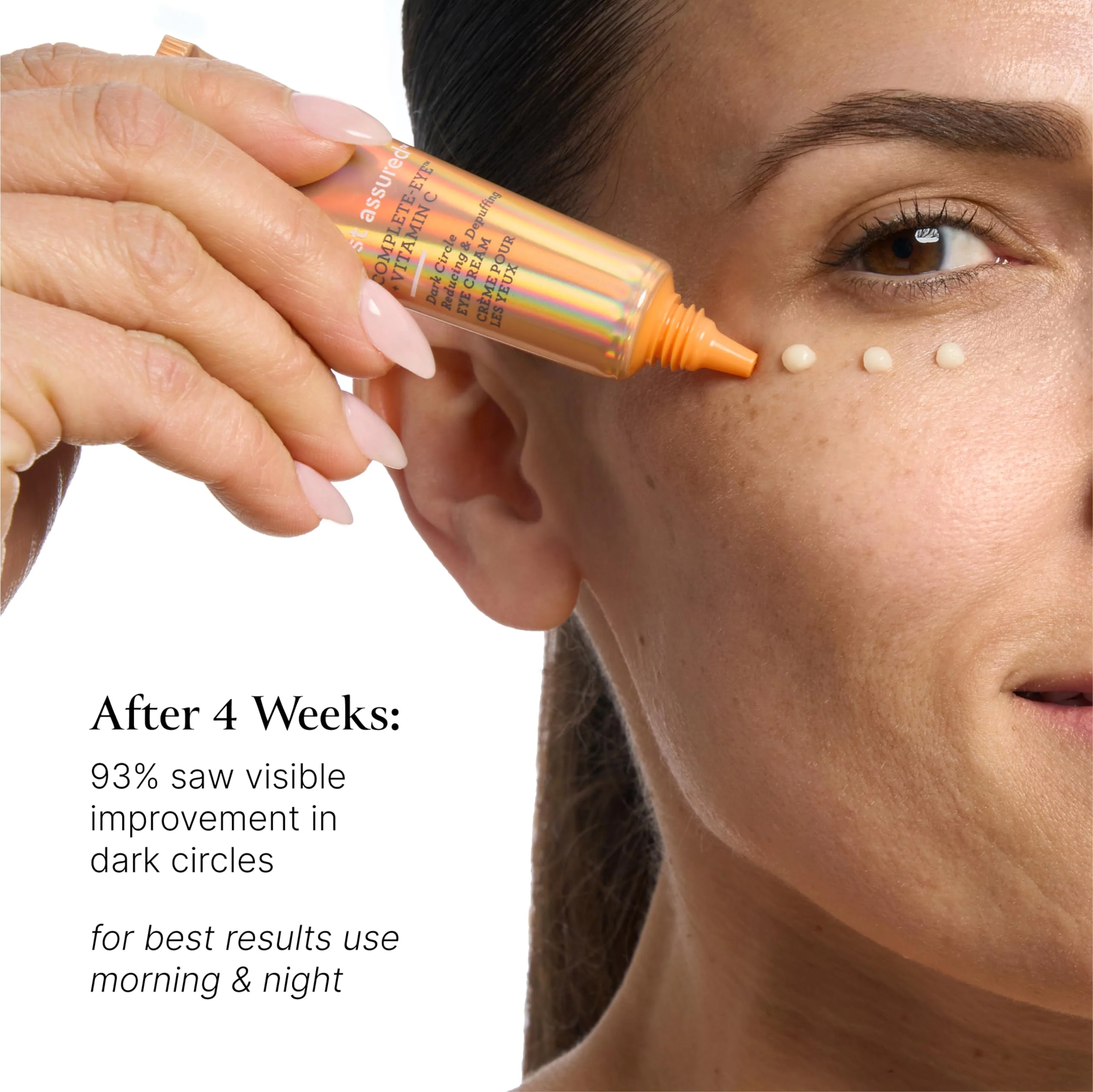 Bliss Rest Assured ™ Eye Cream with Vitamin C & Caffeine - 0.5 Fl Oz - Dark Circle Reducing & Depuffing Eye Cream - Clean - Vegan & Cruelty-Free - Image 7