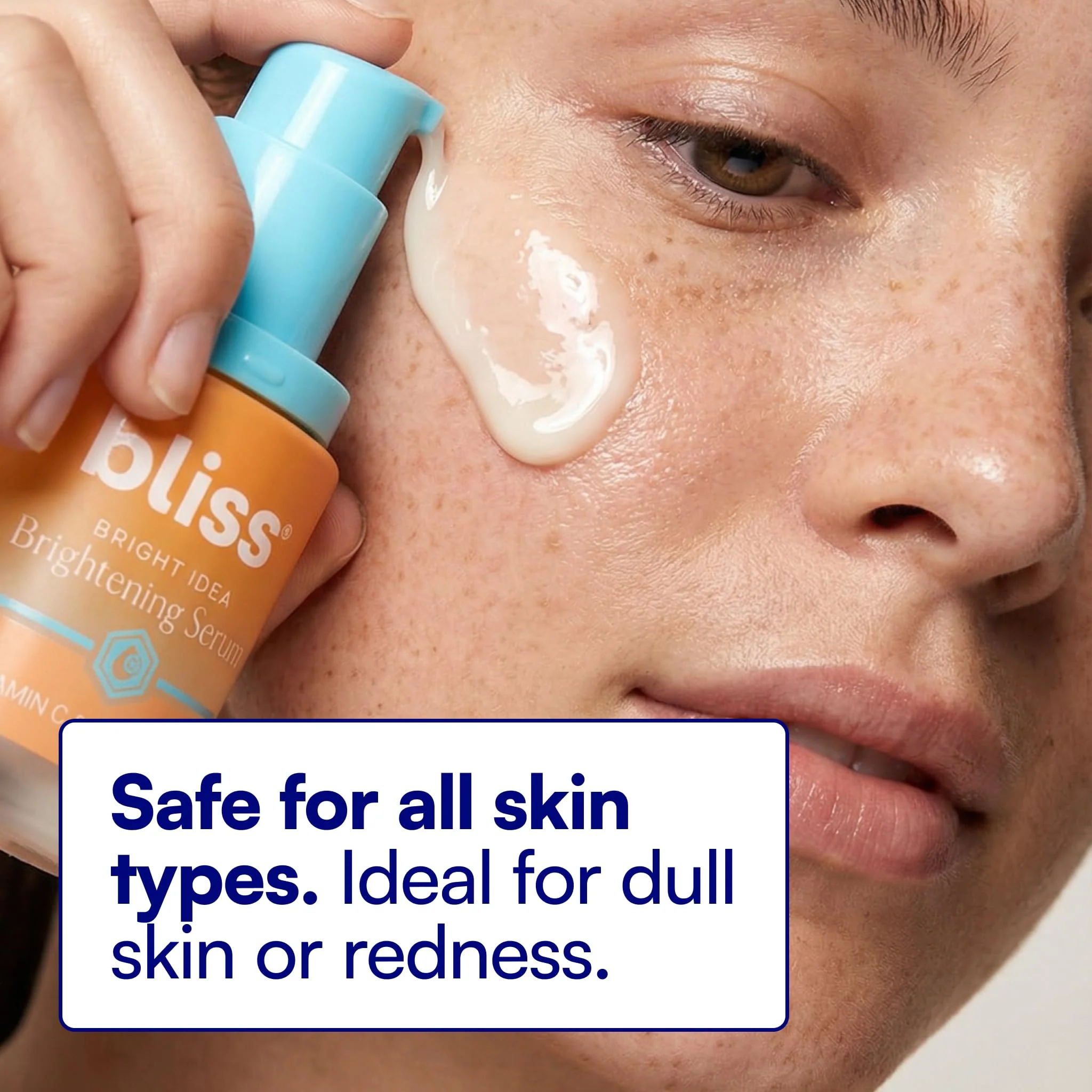 Bliss Vitamin C + Tri-Peptide Bright Idea Serum – 15% Brightening + Barrier Boost Complex for Radiant, Firm Skin – Anti-Aging Face Serum Boosts Collagen & Elasticity - 1 fl oz - Image 3