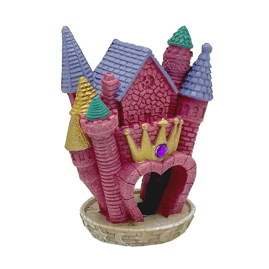 Blue Ribbon EE-144 Princess Castle Exotic Environments Aquarium Ornament 3.75"L x 2.75"W x 5"H - Image 7