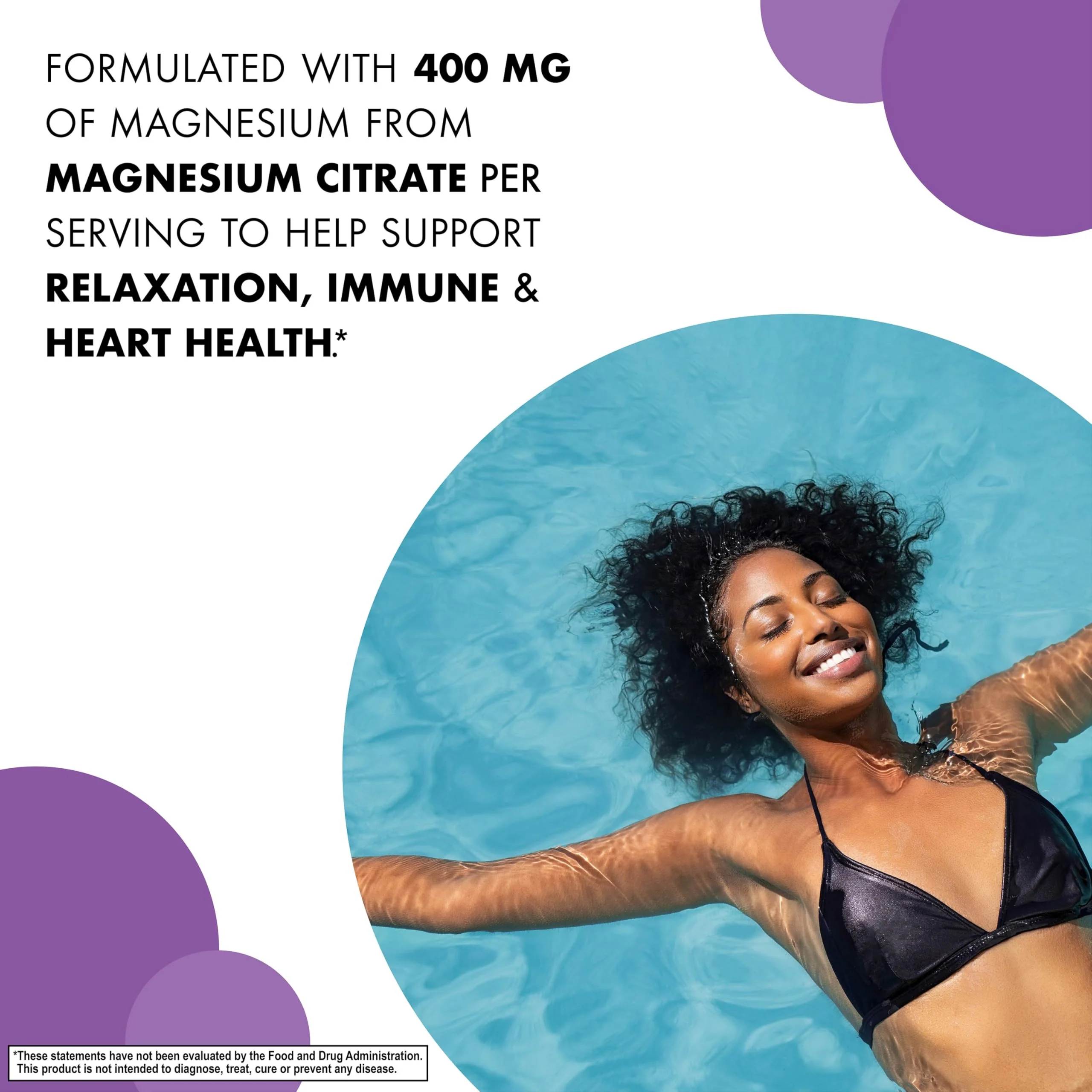 Bluebonnet Nutrition Magnesium Citrate, 400mg of Magnesium, Maximum Absorption, Supports Immune Health & Energy Production*, Soyfree, Gluten-Free, Non-GMO, Kosher, Dairy Free, Vegan, 120 Caplets - Image 5