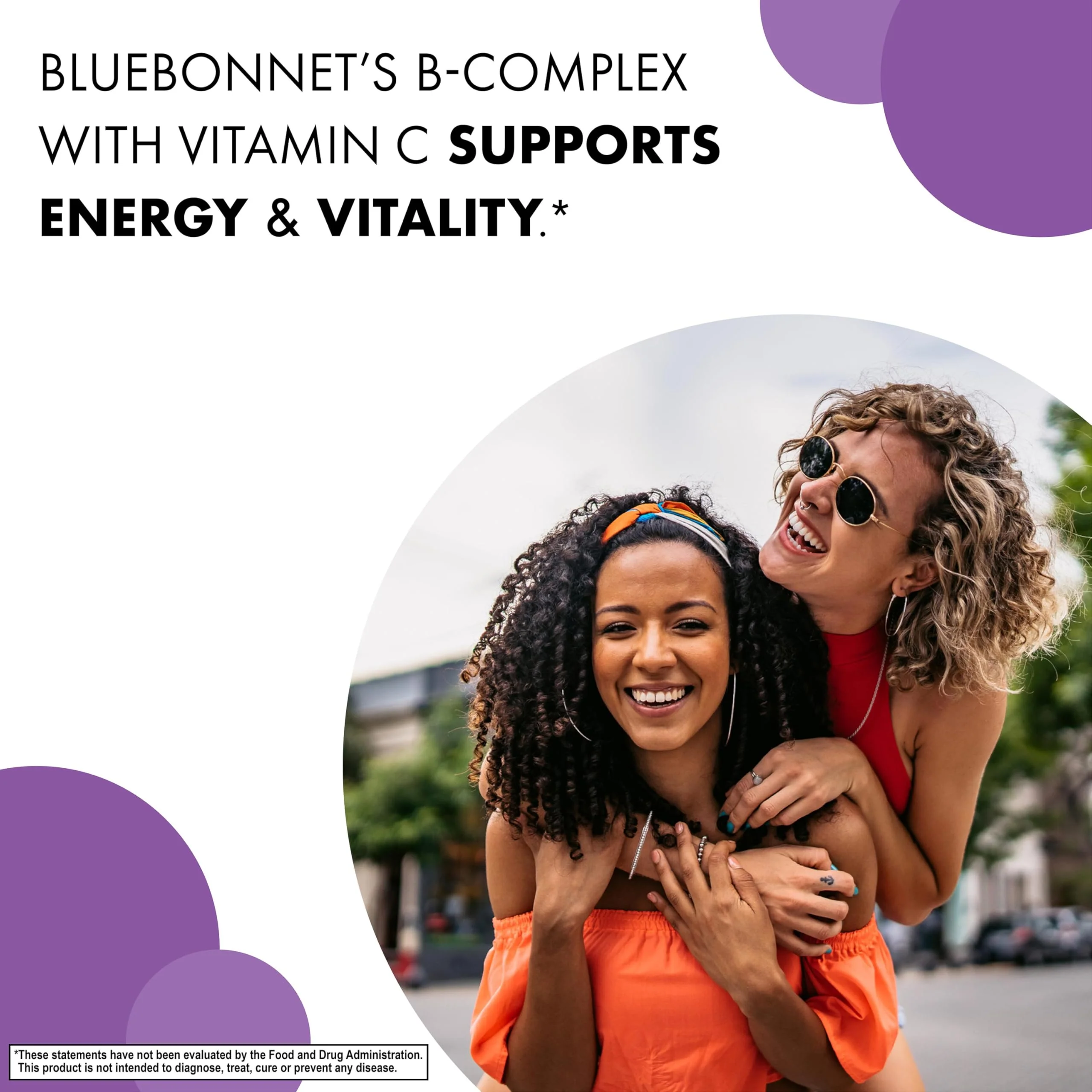 Bluebonnet Nutrition Stress Relief B Complex Vegetable Capsules, Vitamin B6, B12, Biotin, Folate, Vegan, Gluten & Soy & Milk Free, Kosher, Unflavored, 100 Count - Image 4