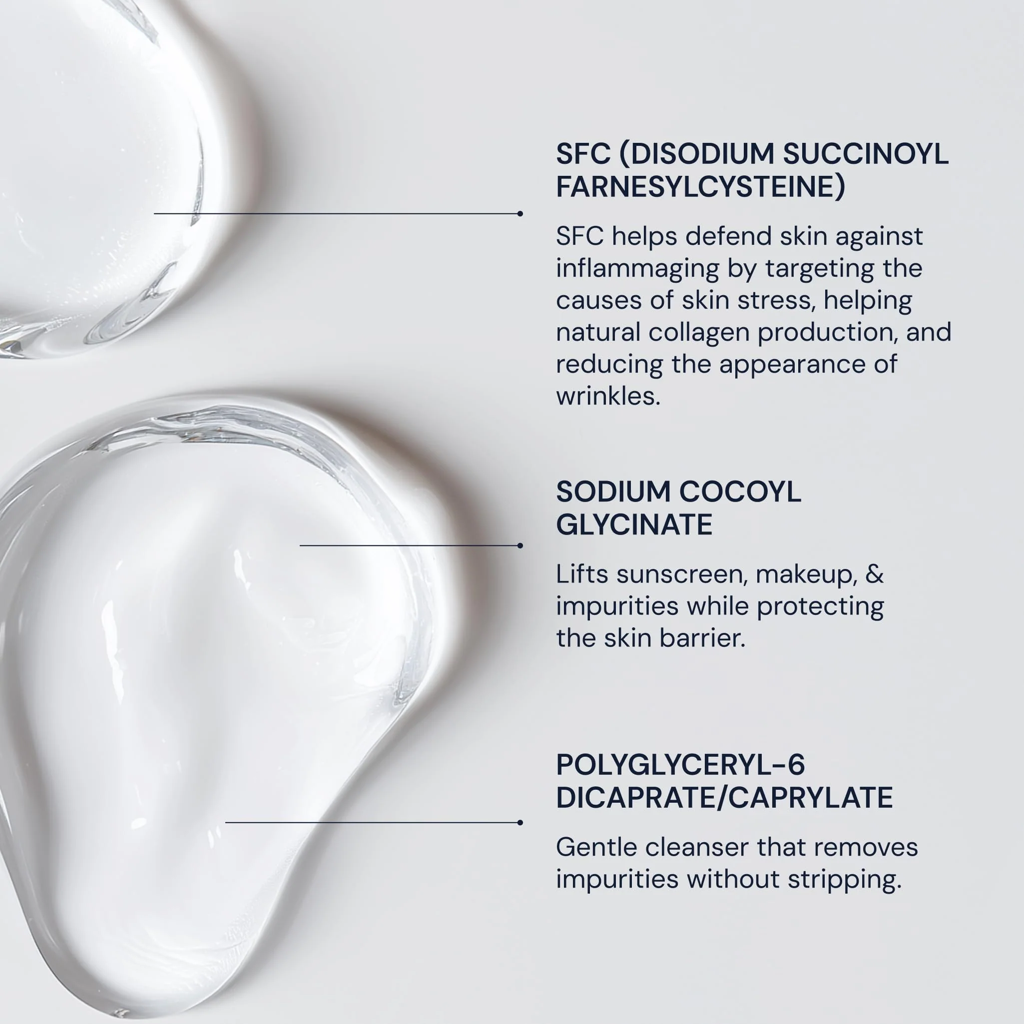 Blueprint Bryan Johnson Gentle Facial Cleanser with SFC & Hyaluronic Acid – Age-Defying Gel Cleanser for Firm, Balanced & Hydrated Skin – Vegan • Fragrance-Free - Image 4