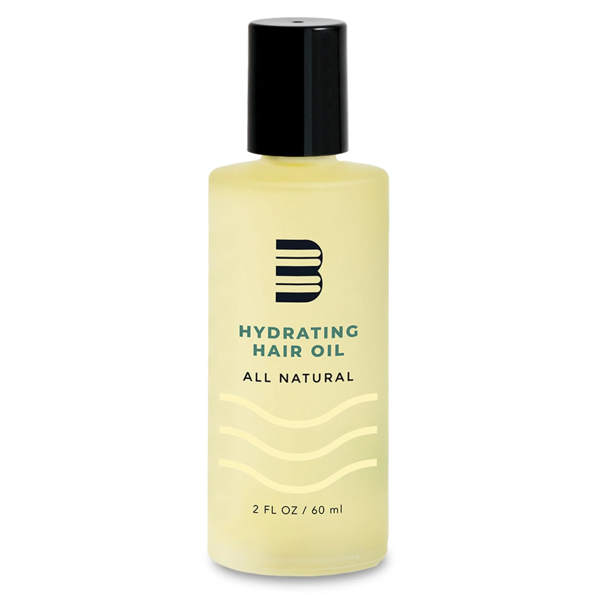 BLUMAAN Hydrating Hair Oil - Designed for Dry, Frizzy, Straight, or Curly Hair - 100% Natural Men's Hair Strengthening Oil - 60 ml / 2.0 oz