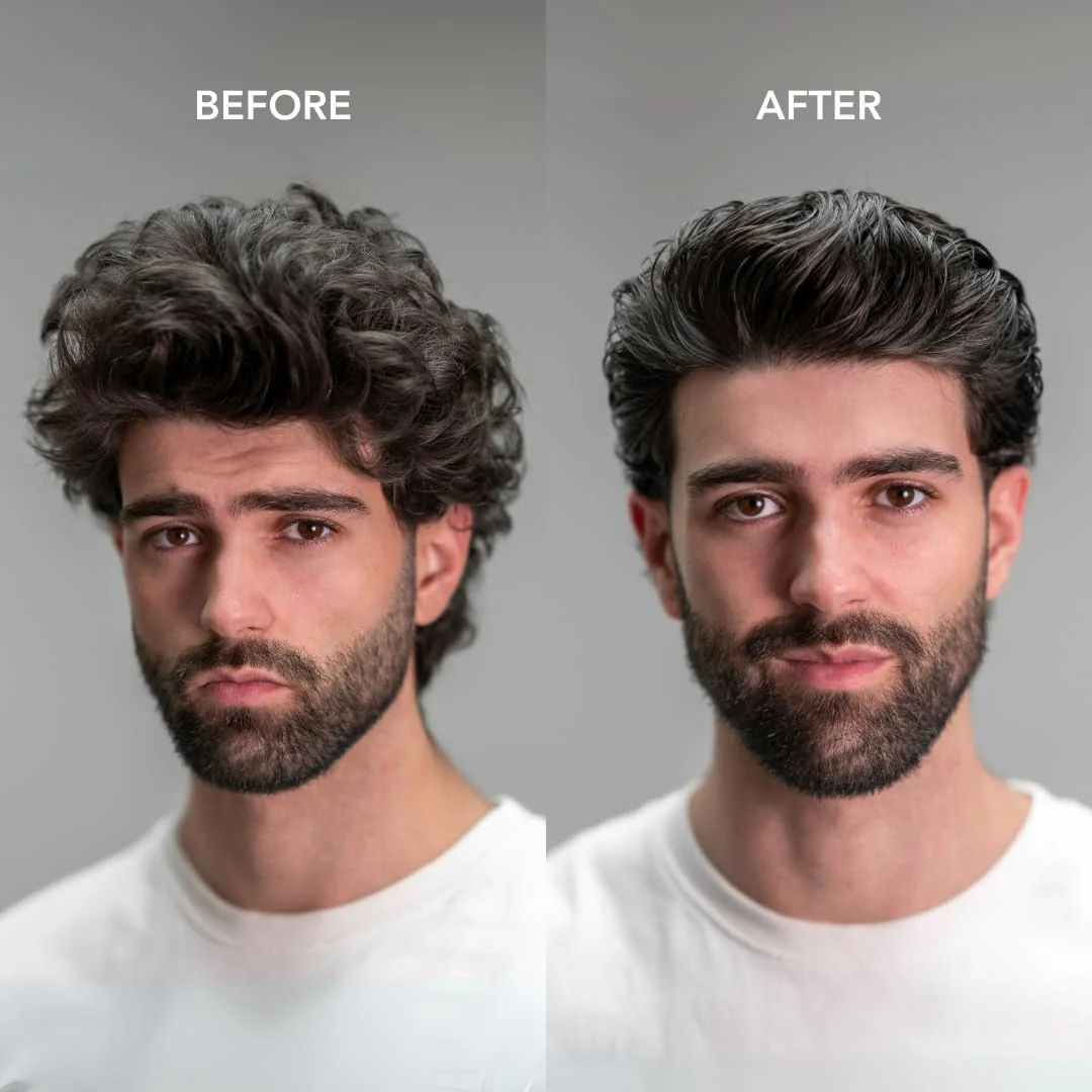 BLUMAAN Hydrating Hair Oil - Designed for Dry, Frizzy, Straight, or Curly Hair - 100% Natural Men's Hair Strengthening Oil - 60 ml / 2.0 oz - Image 8