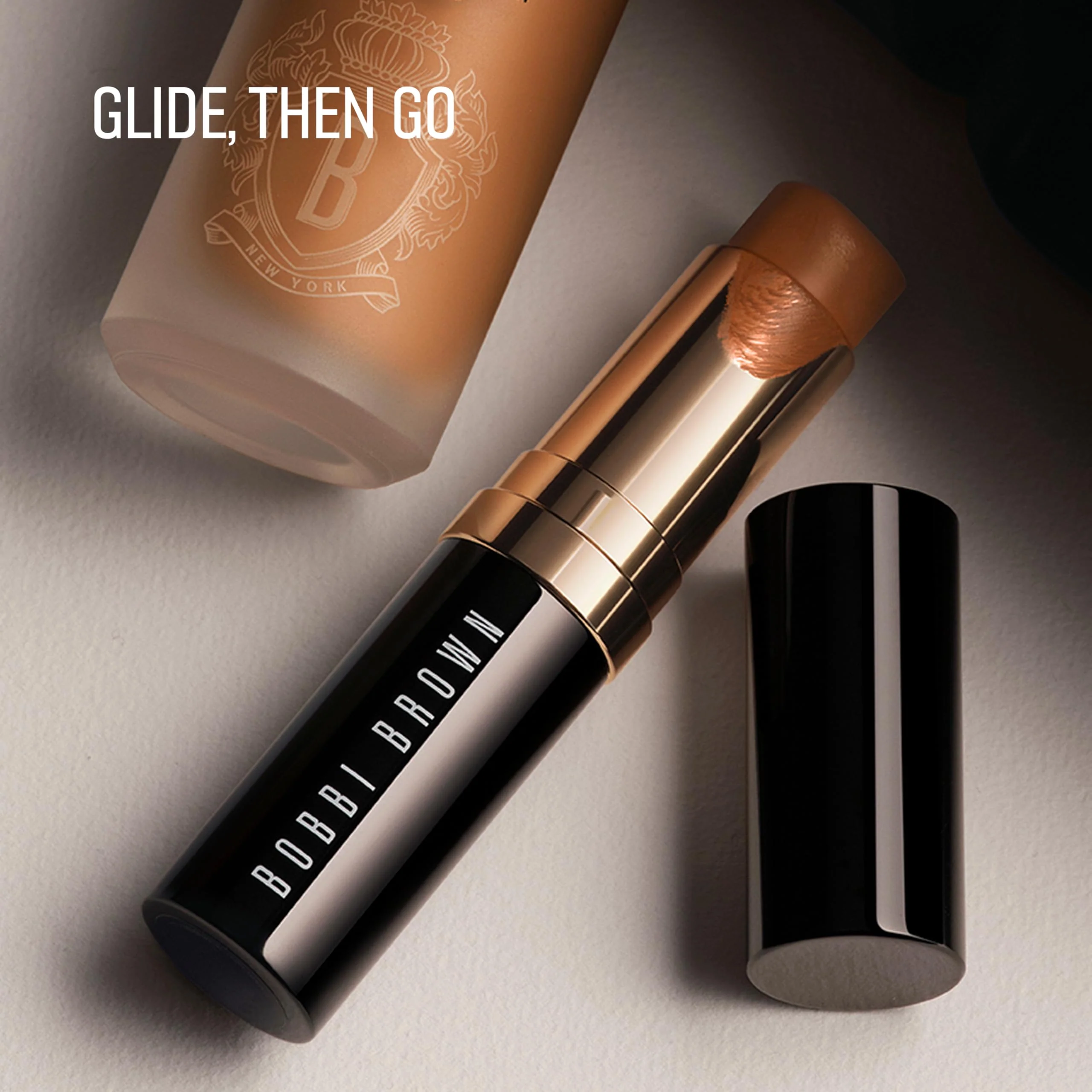 Bobbi Brown Skin Foundation Stick | Portable & Creamy with Medium-to-Full Coverage for Even-Toned Skin, 0.31 Ounce, Warm Sand W-036 - Image 2