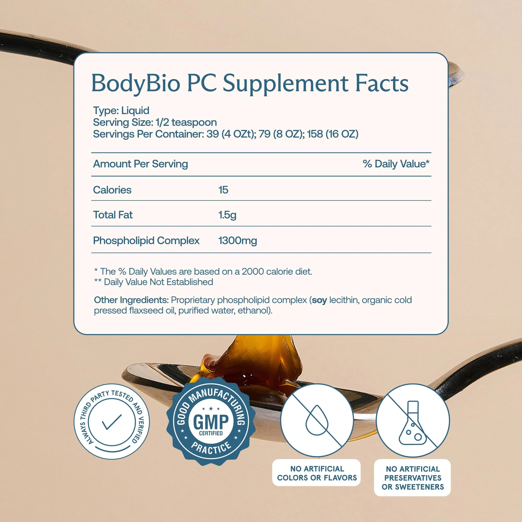 BodyBio PC - Phosphatidylcholine for Brain Health, Mental Clarity, Cognitive Function, Cellular Repair & Healthy Aging, Phospholipid Complex Supplement for Gentle Daily Detox - Image 3