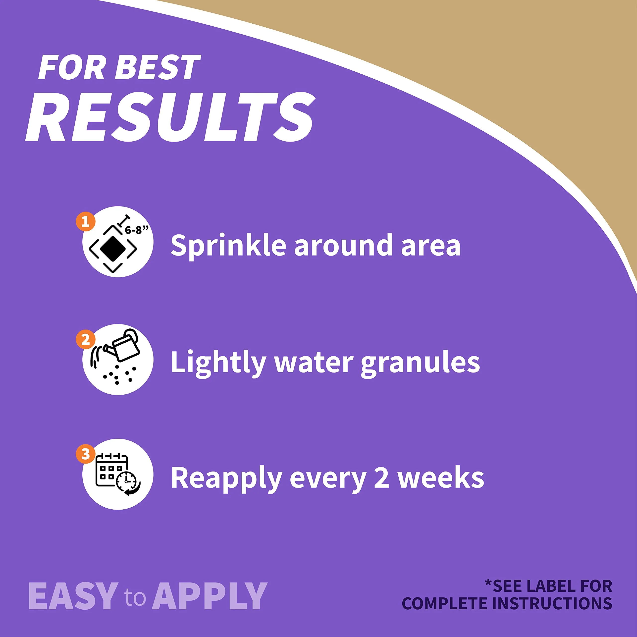 Bonide Repels-All Animal Repellent Granules, 3 lbs. Ready-to-Use Deer & Rabbit Repellent, Deter Pests from Lawn & Garden - Image 6