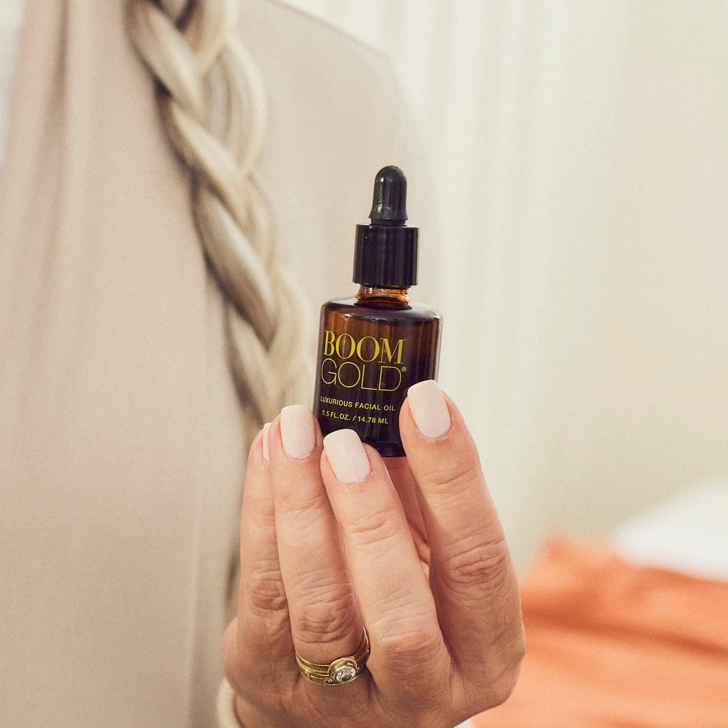 Boom Gold ™ Lightweight & Luxurious Facial Oil with Organic Ingredients for a Softer, Smoother, More Luminous Skin, with Kukui Nut & Frankincense Oil, Boom Beauty by Cindy Joseph (0.5 Oz) - Image 7