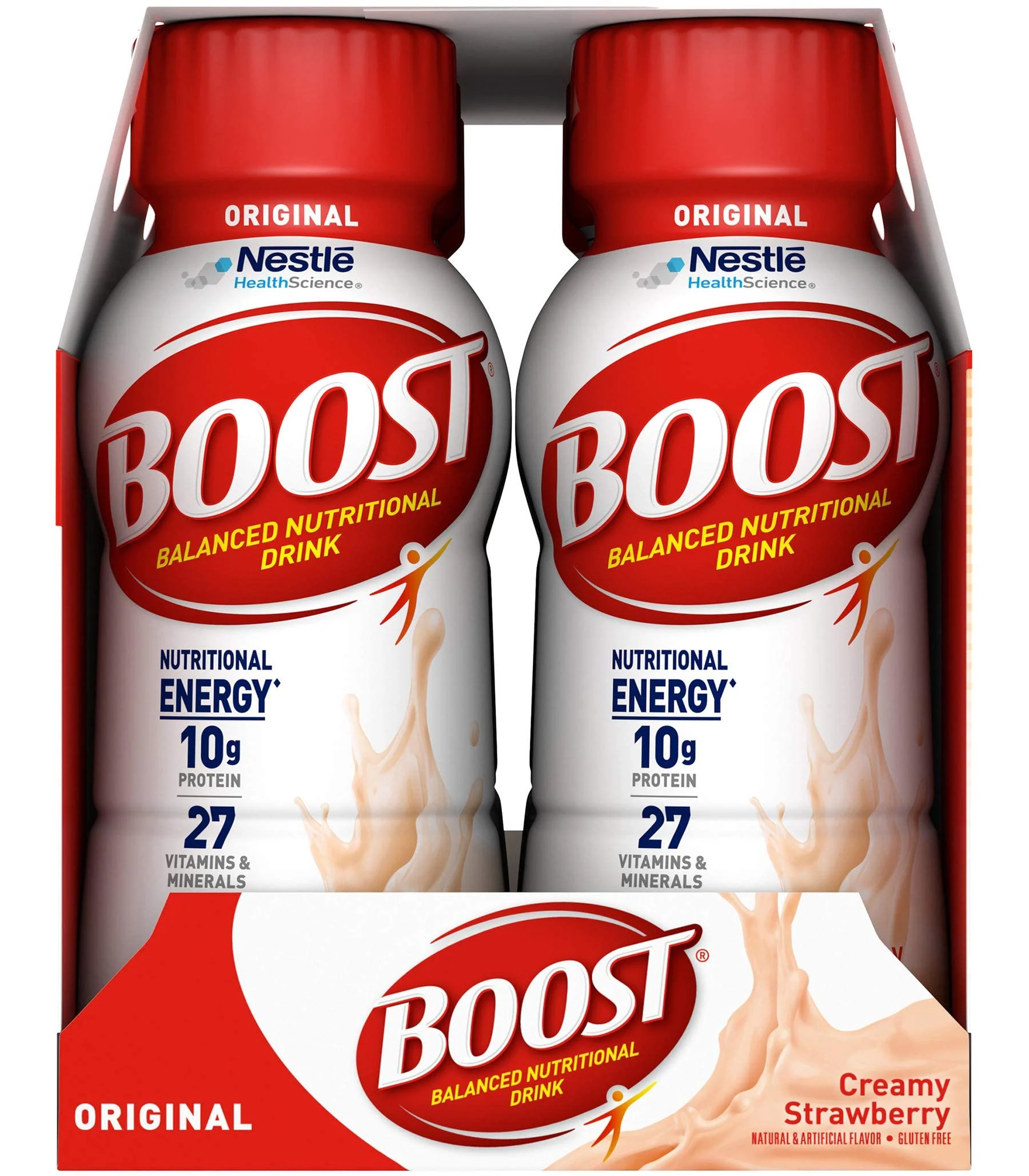 BOOST Original Balanced Nutritional Drink, Creamy Strawberry, 8 FL OZ (Pack of 6) - Image 5