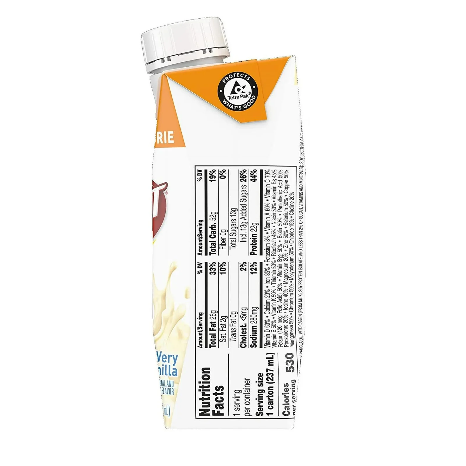 Boost Very High Calorie Nutritional Drink Very Vanilla, Made with Natural Vanilla Flavor & No Artificial Flavors, Colors & Sweeteners, 8 FL OZ (Pack of 12) - Image 7