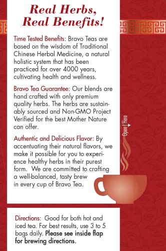 Bravo Tea Absolute Rhodiola Herbal Tea Caffeine Free, 20 Tea Bags - Image 2