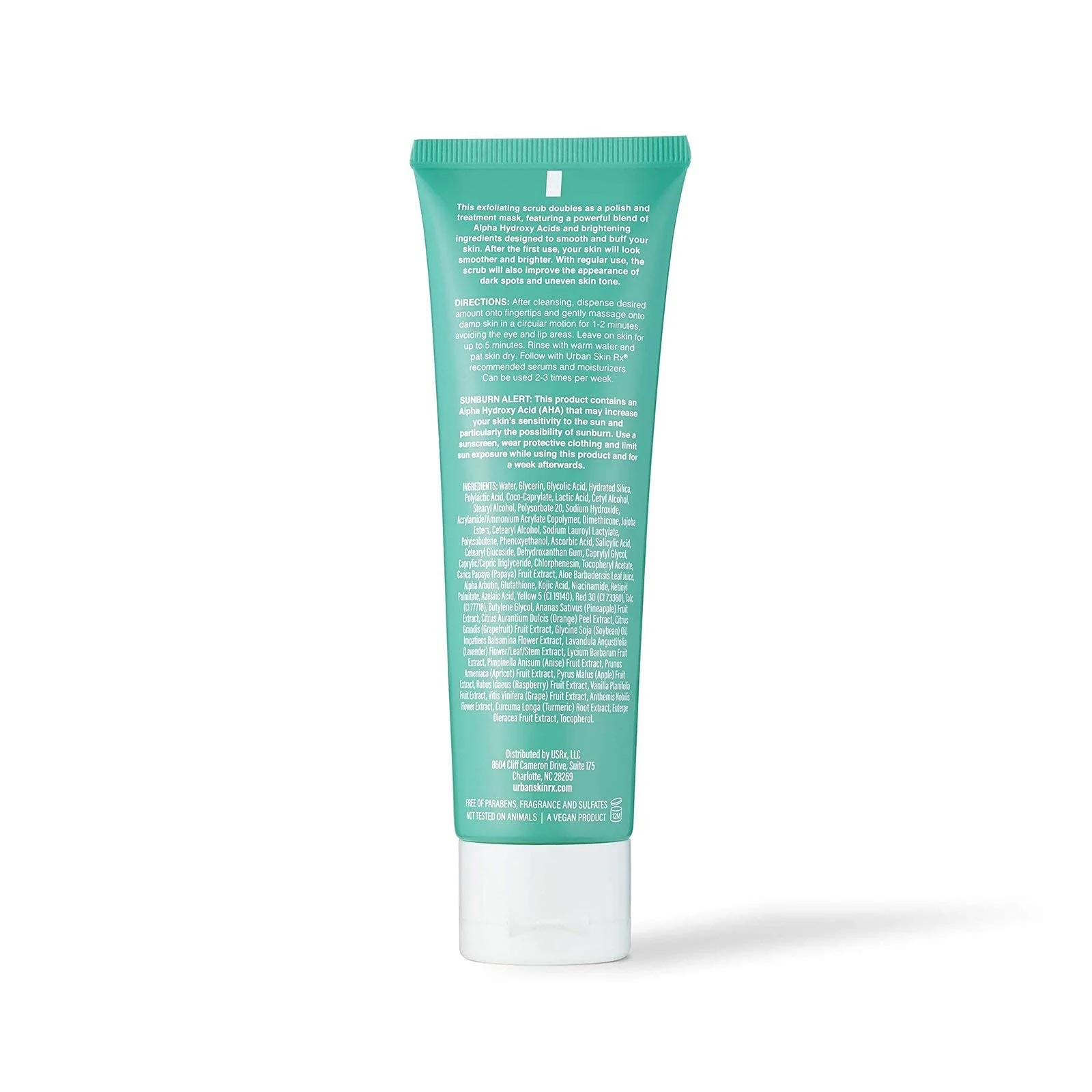 BrighterDays Dark Spot Facial Scrub + Treatment Mask, USRx®, Exfoliate, Smooth and Brighten the Look of Uneven Skin Tone, 8% Alpha Hydroxy Acids, Formulated with Glycolic and Lactic Acid, 2.5 Oz - Image 2