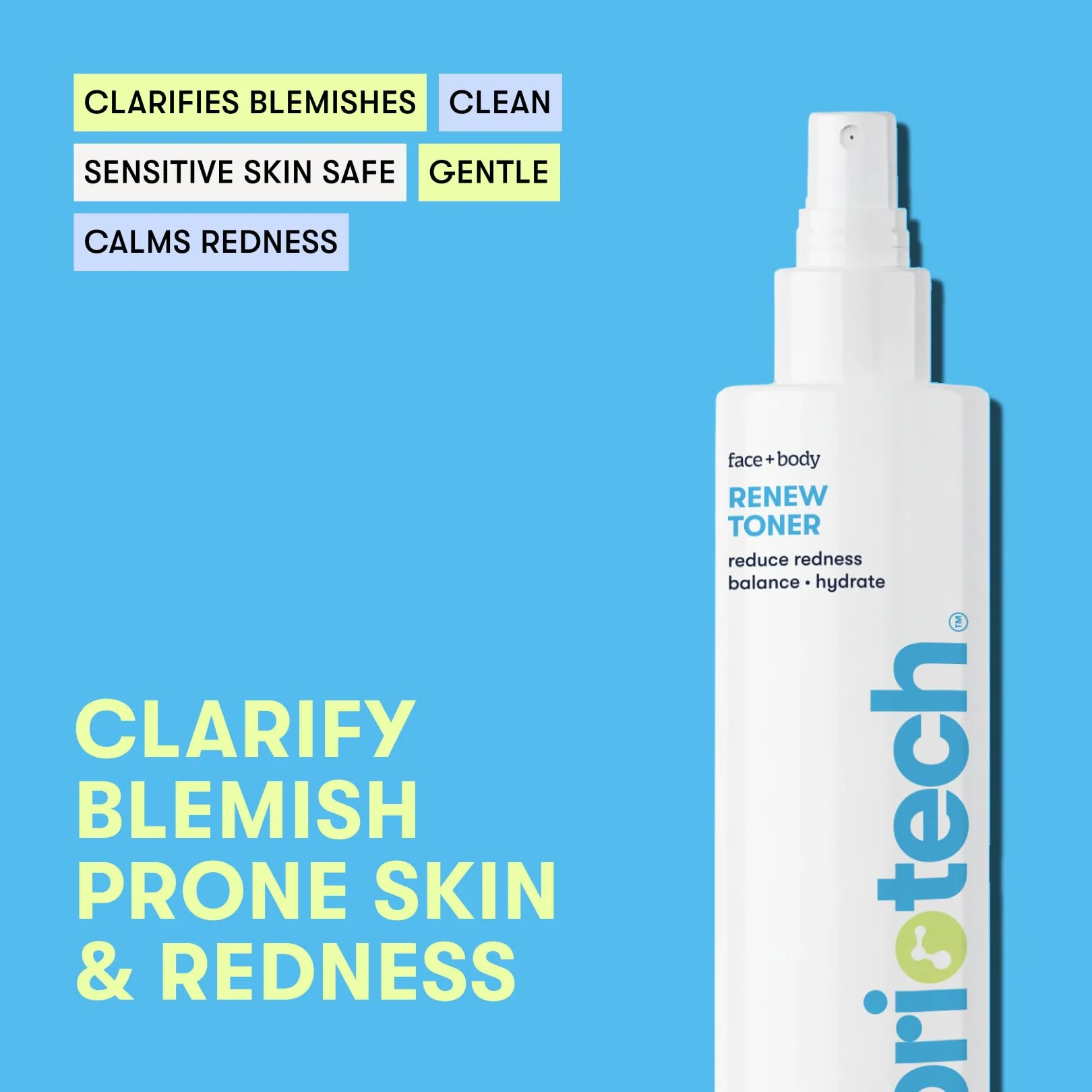 BRIOTECH Renew Toner, Hypochlorous Acid Spray, Minimize Appearance of Blemishes, Soothing Facial Mist for Sensitive Skin, Calm Redness & Bumps, Vegan, 4 fl oz - Image 7
