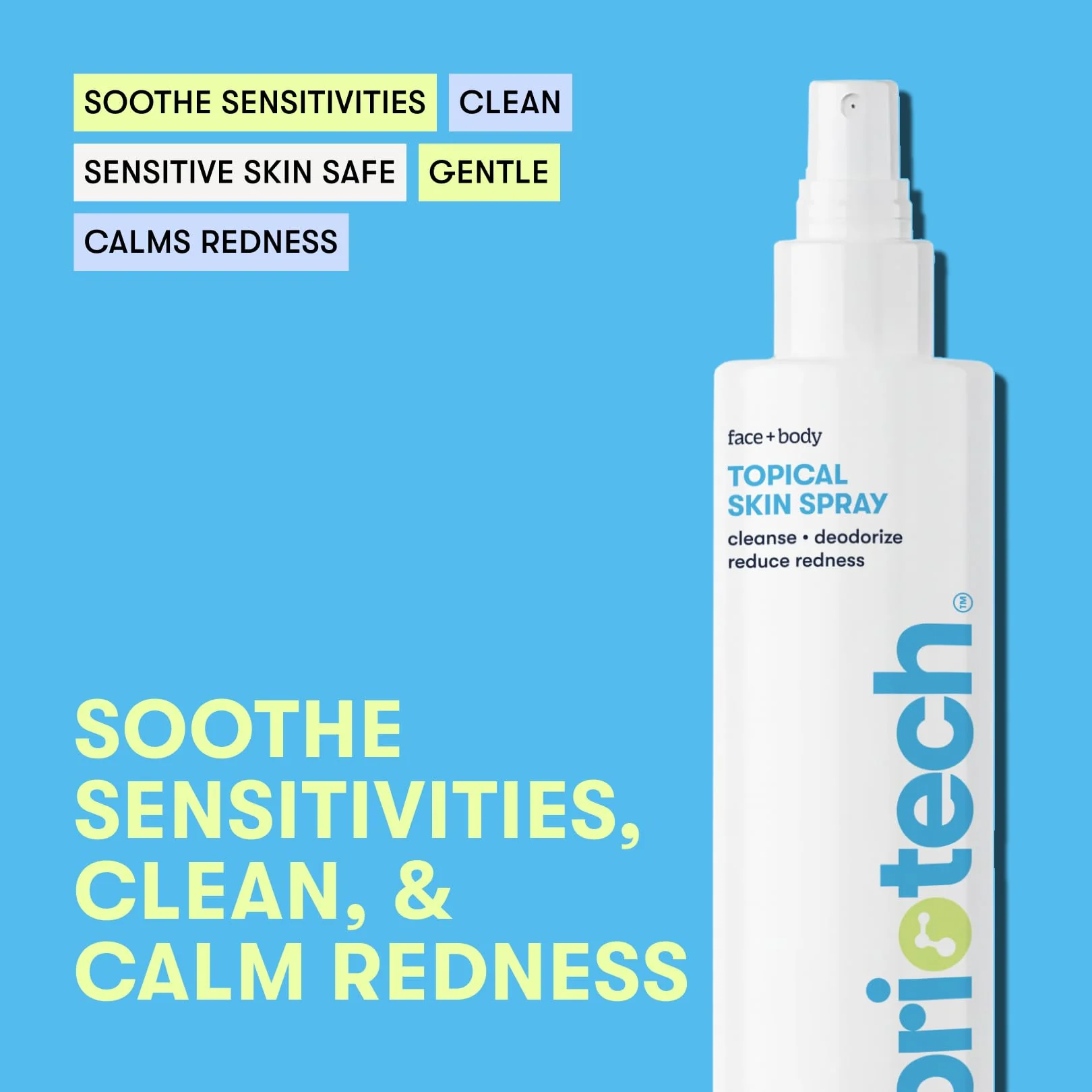 BRIOTECH Topical Skin Spray, Hypochlorous Acid Spray for Sensitive Skin, HOCl Facial Mist, Full Body Support Against Irritation, Calm Redness, Soothe Foot & Scalp, 4 oz - Image 7