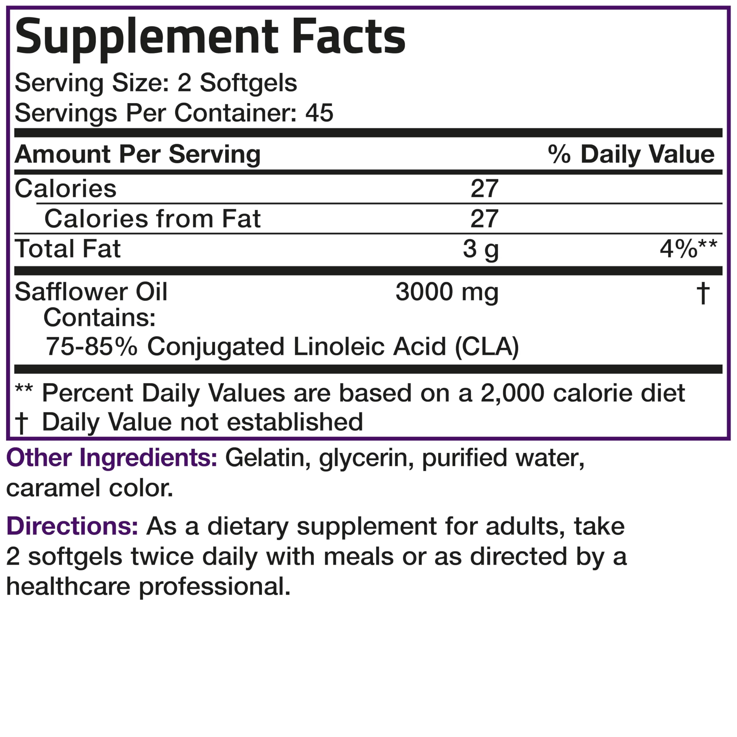Bronson CLA 3000 Extra High Potency Supports Healthy Weight Management Lean Muscle Mass Non-Stimulating Conjugated Linoleic Acid, 90 Softgels - Image 10